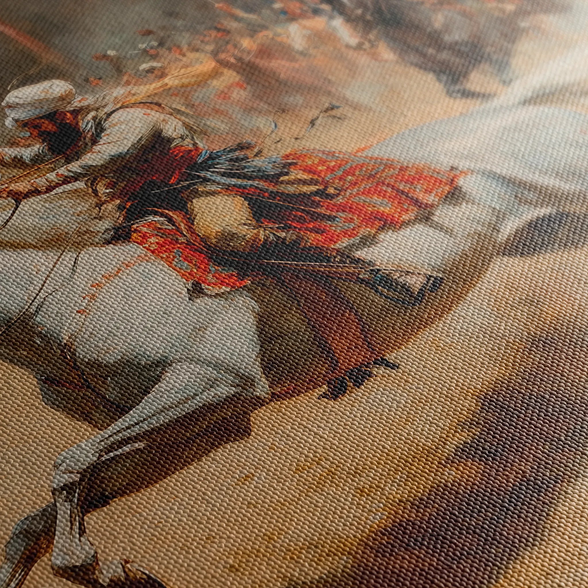 Orientalist 077 Canvas Art 18" x 24" / 45 x 60 cm / Black
