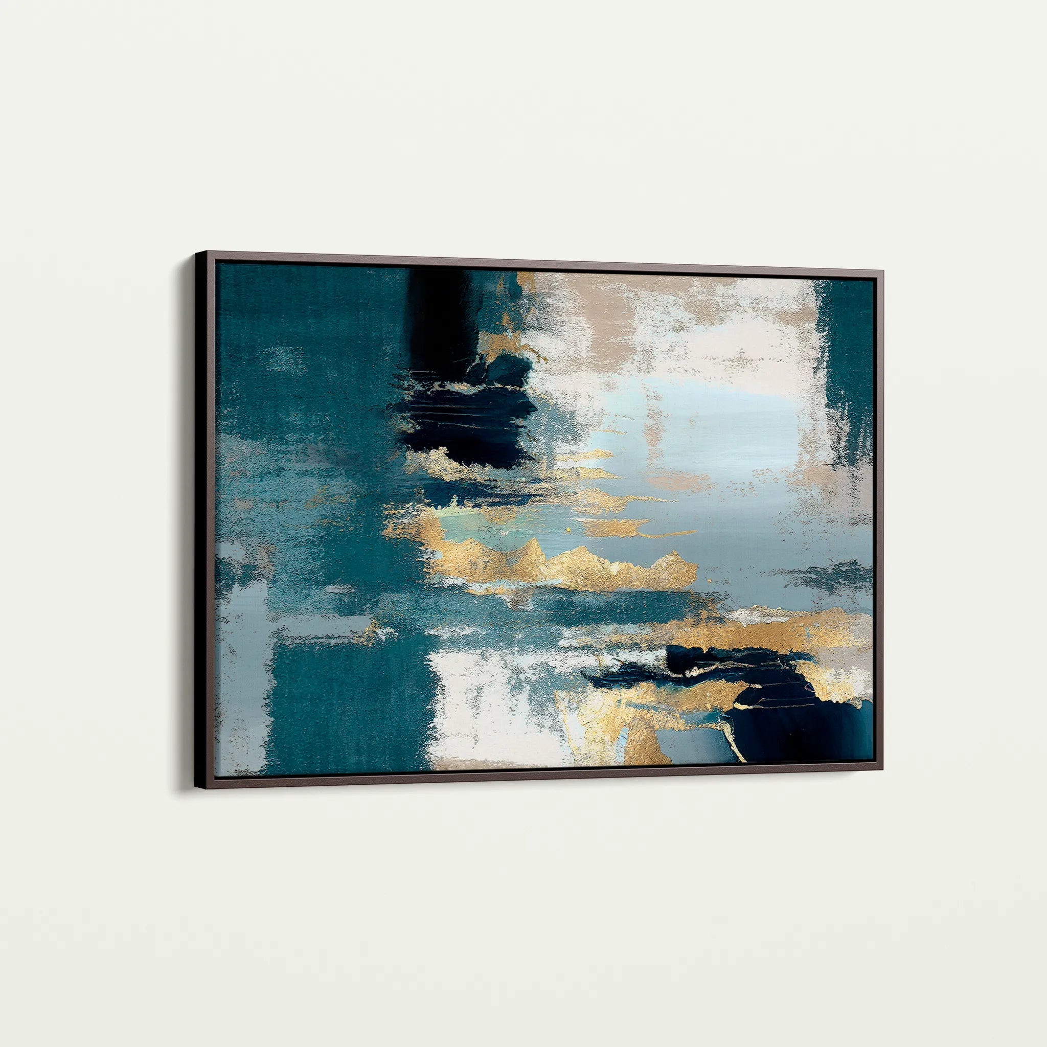 Abstract 078 Canvas Art 18" x 24" / 45 x 60 cm / Black
