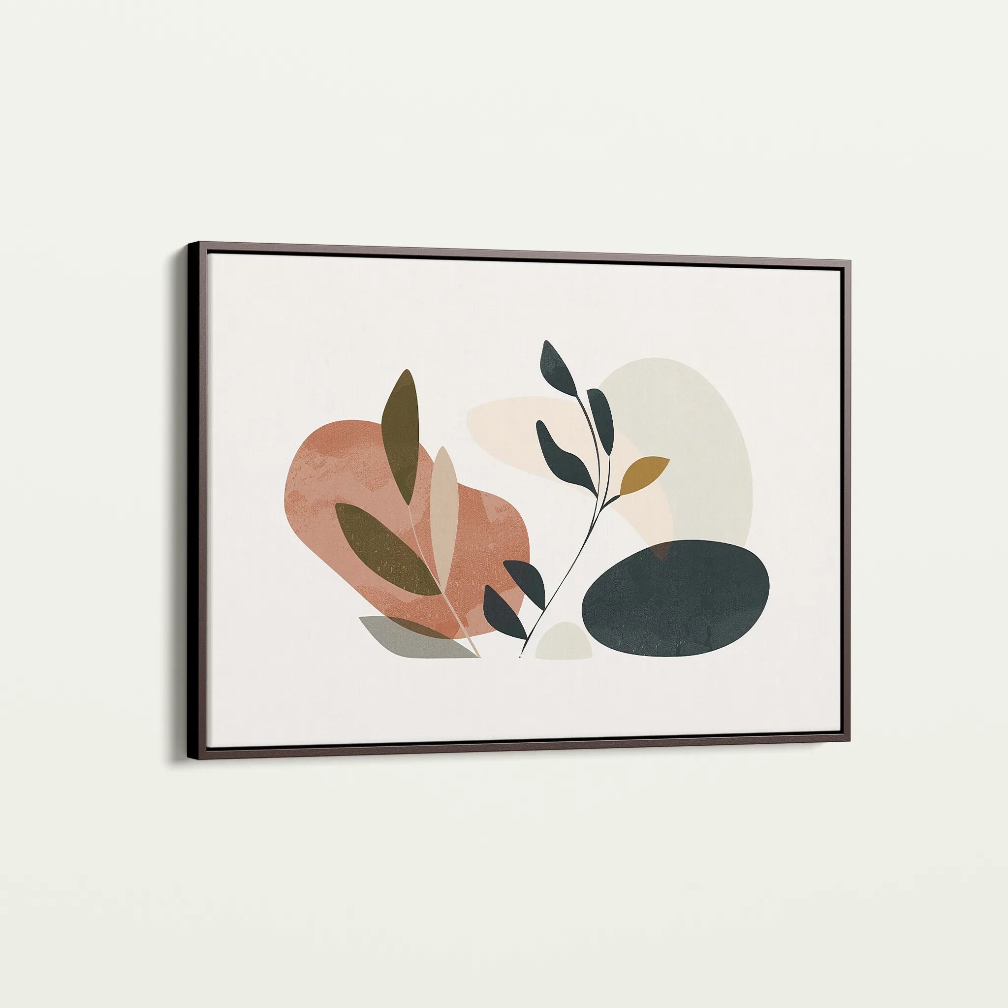 Boho 078 Canvas Art 18" x 24" / 45 x 60 cm / Black