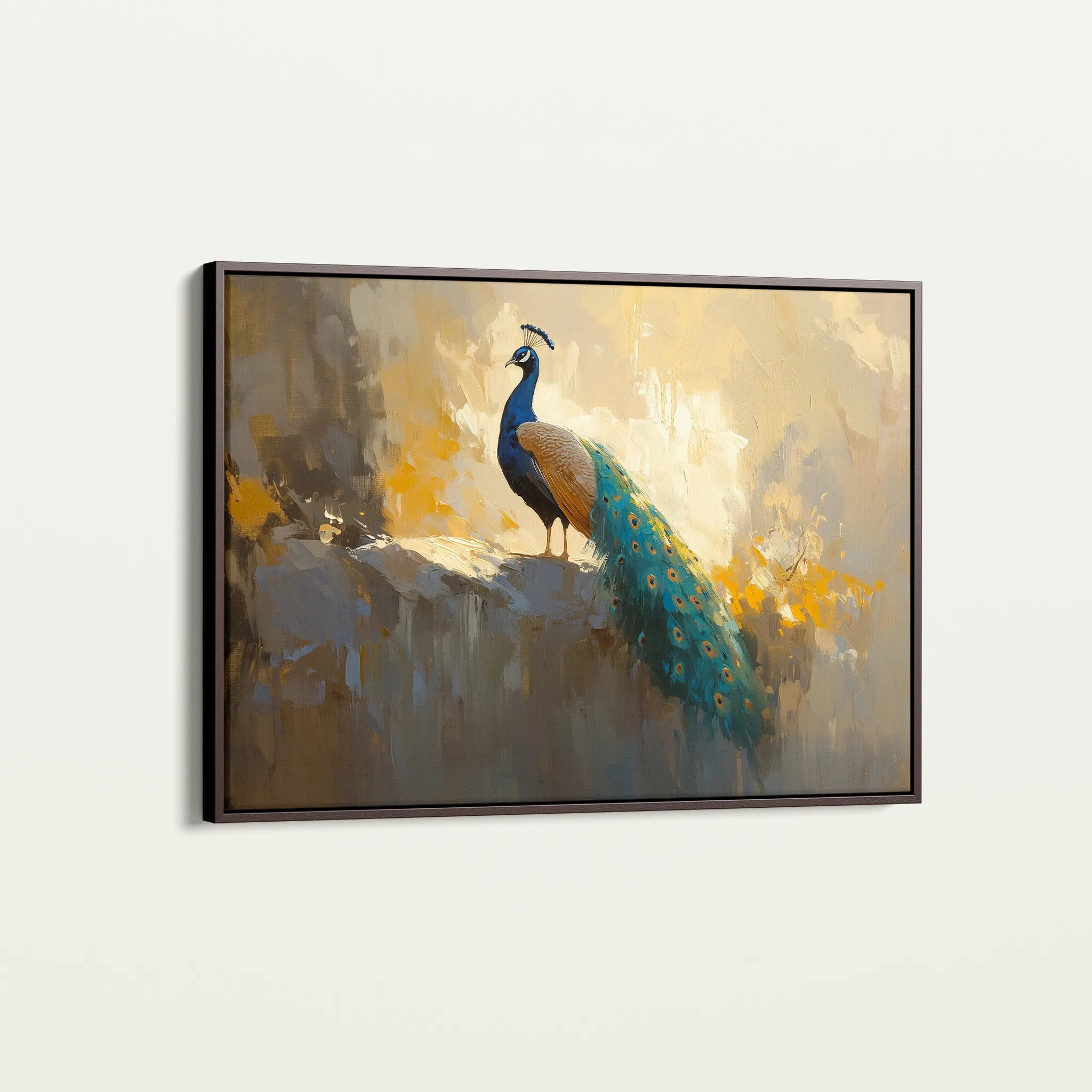 Animals 079 Canvas Art 18" x 24" / 45 x 60 cm / Black