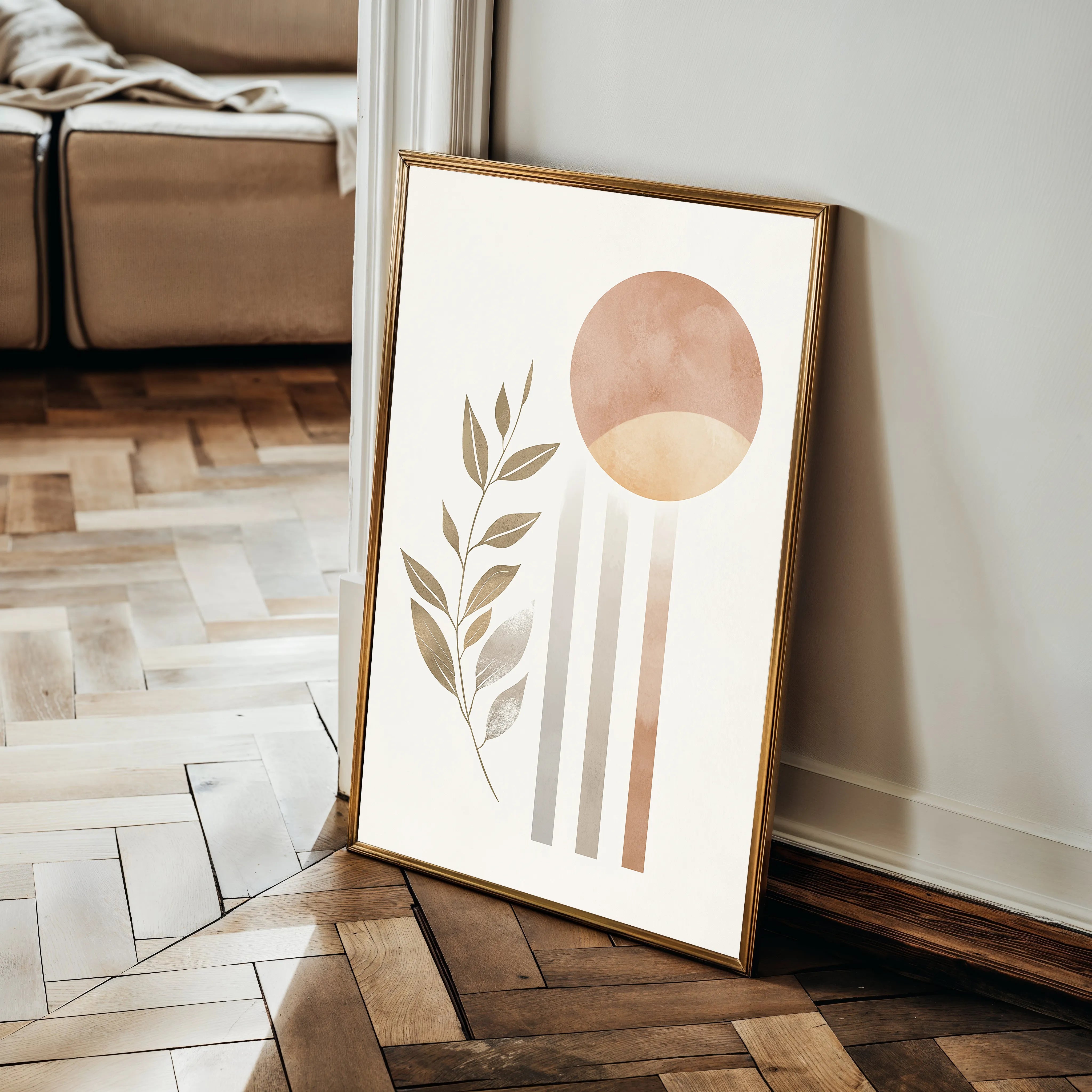 Boho 079 Canvas Art 18" x 24" / 45 x 60 cm / Black