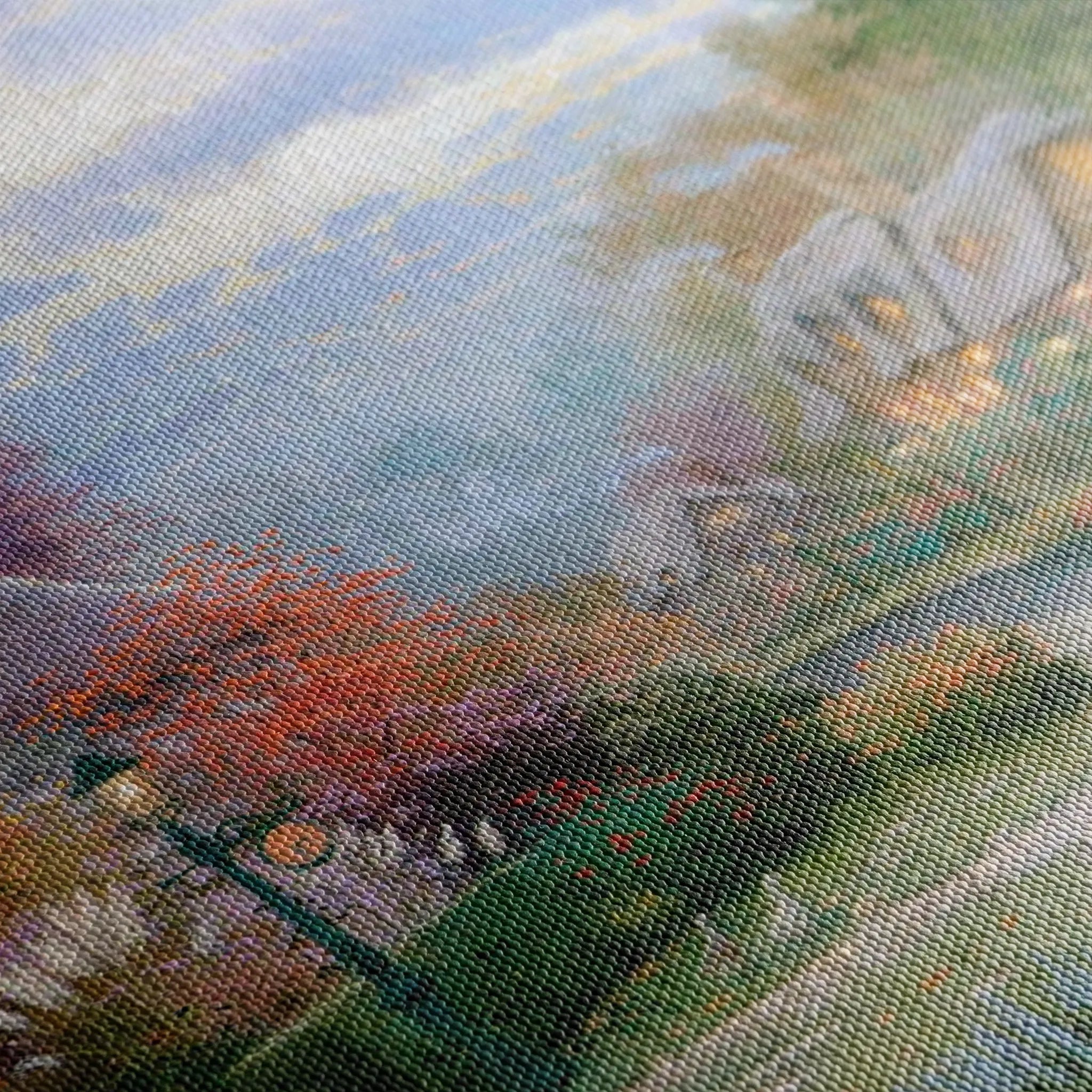 Landscape 079 Canvas Art 18" x 24" / 45 x 60 cm / Black