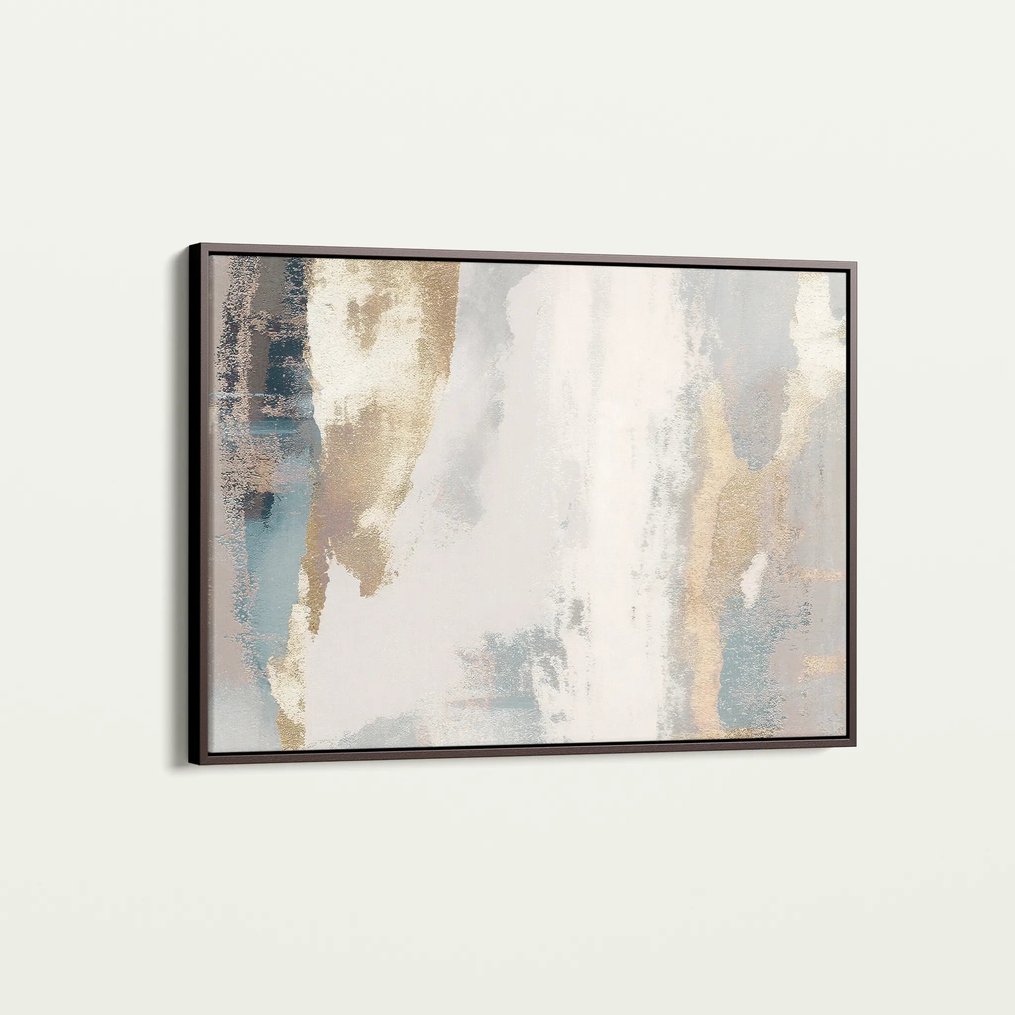 Abstract 080 Canvas Art 18" x 24" / 45 x 60 cm / Black