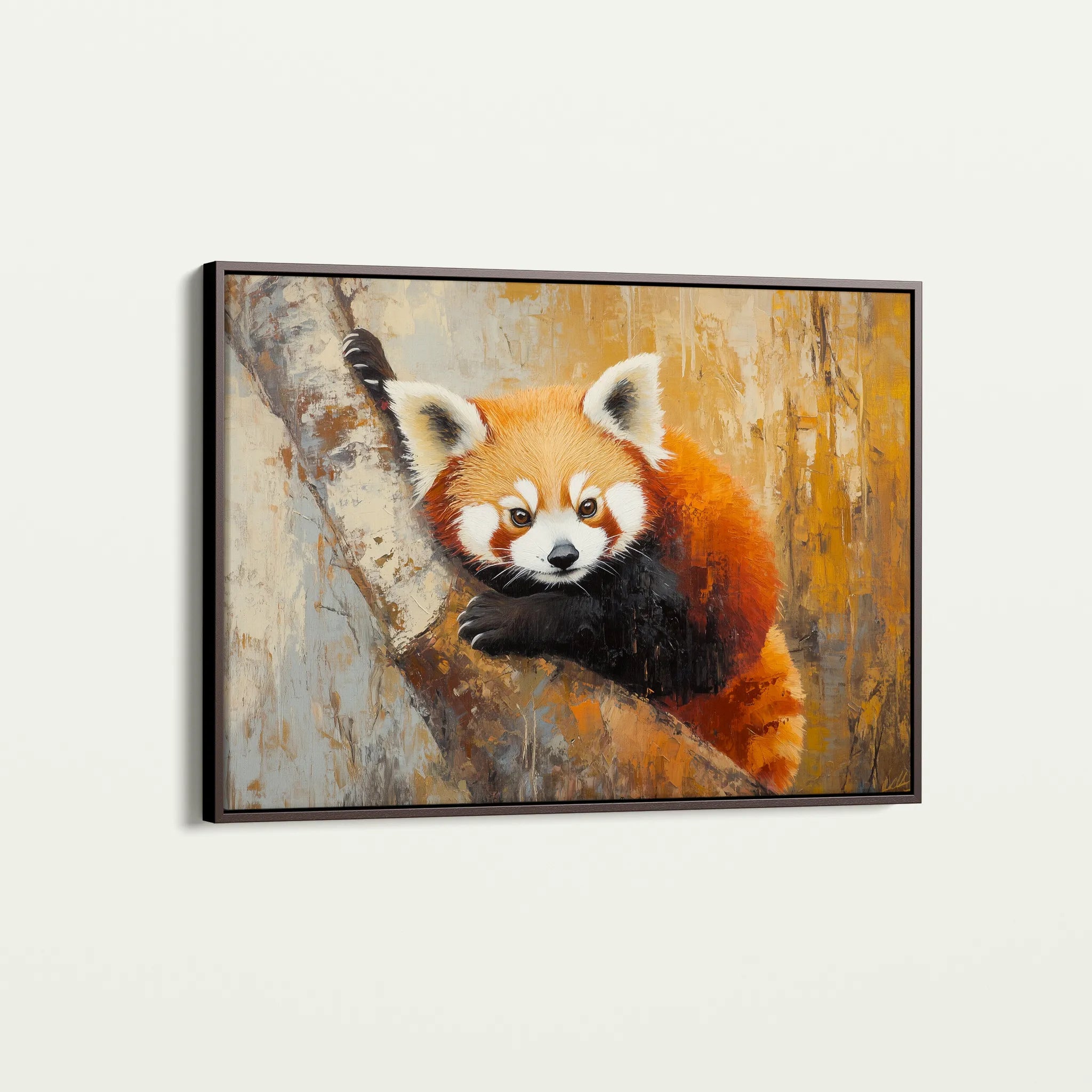 Animals 080 Canvas Art 18" x 24" / 45 x 60 cm / Black