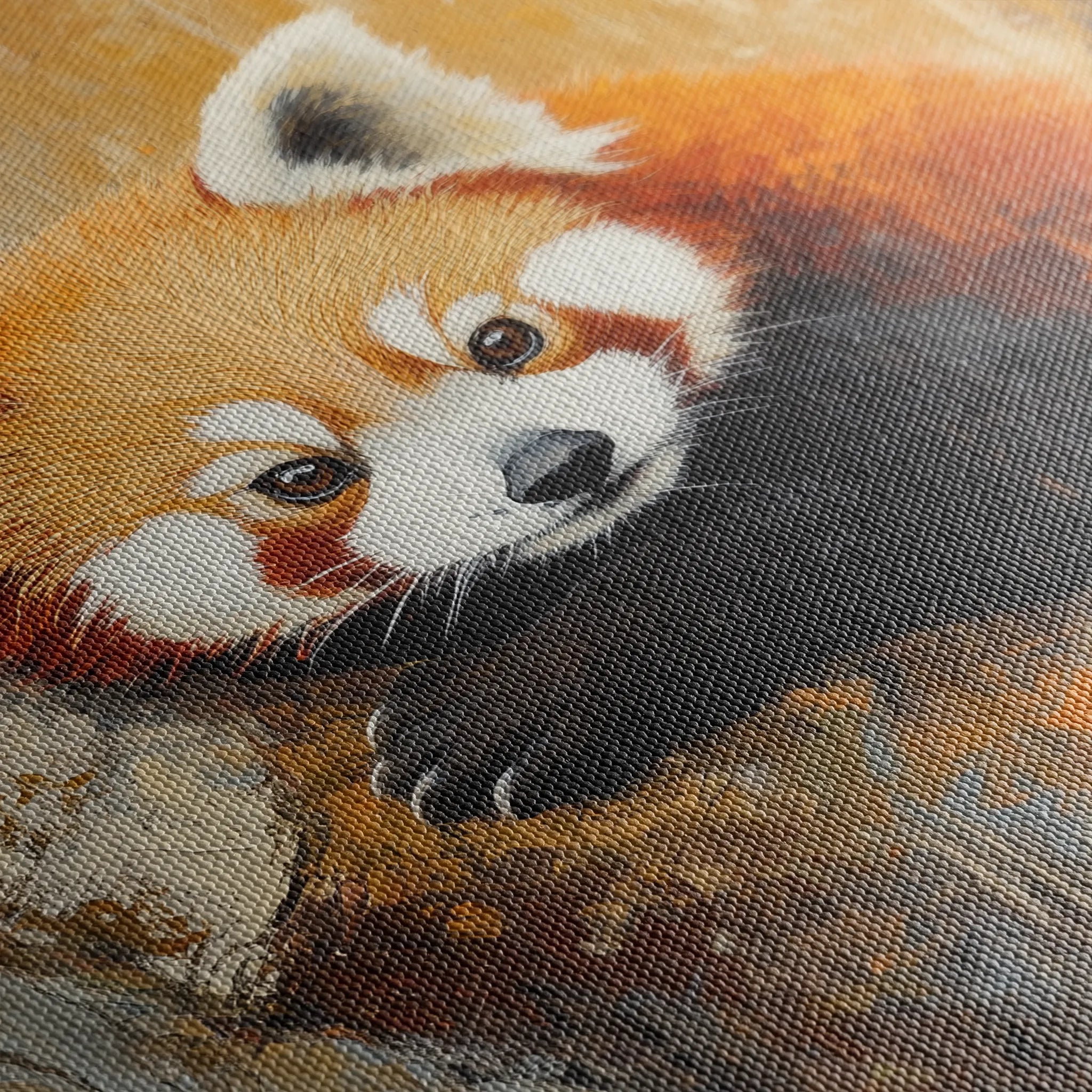 Animals 080 Canvas Art 18" x 24" / 45 x 60 cm / Black