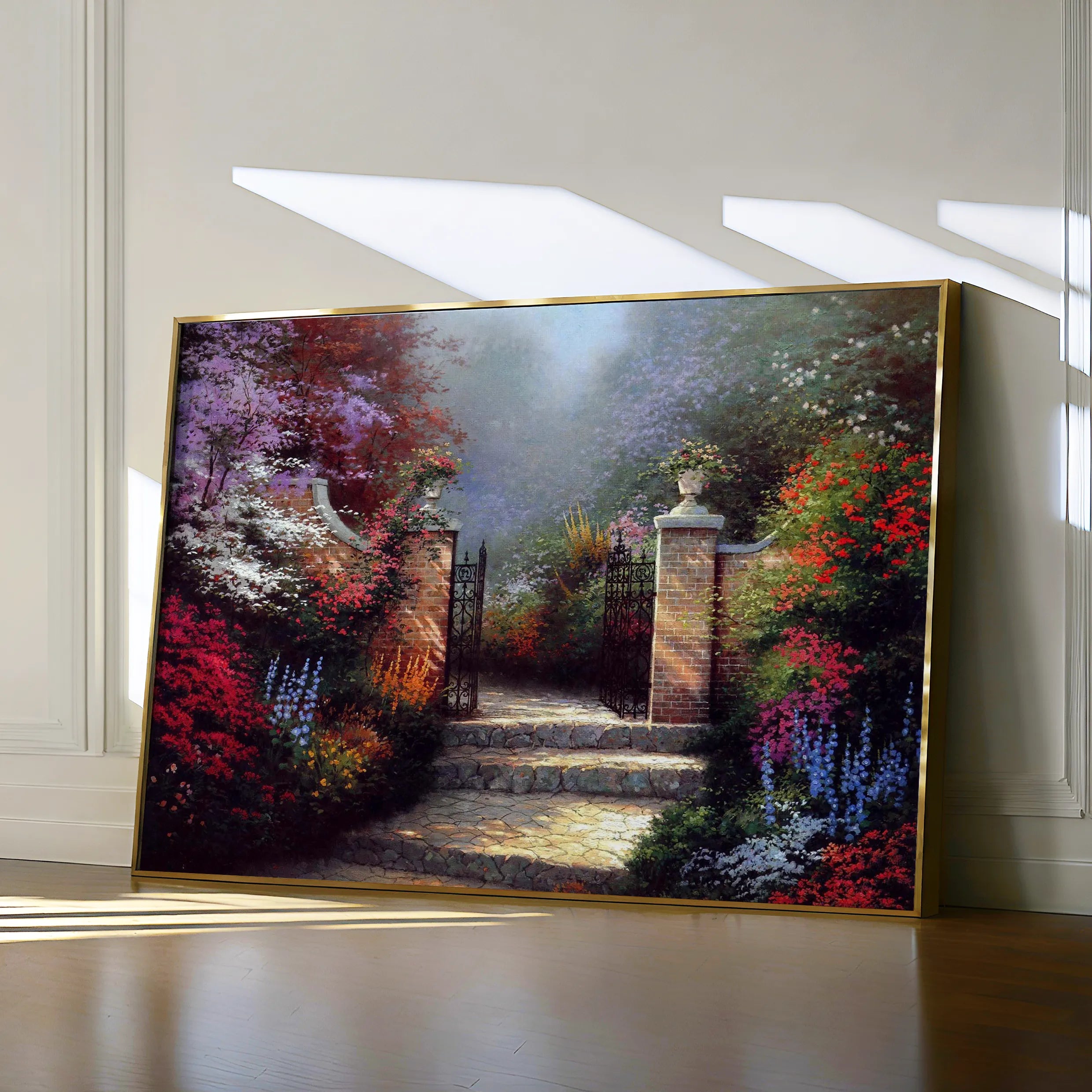 Landscape 080 Canvas Art 18" x 24" / 45 x 60 cm / Black