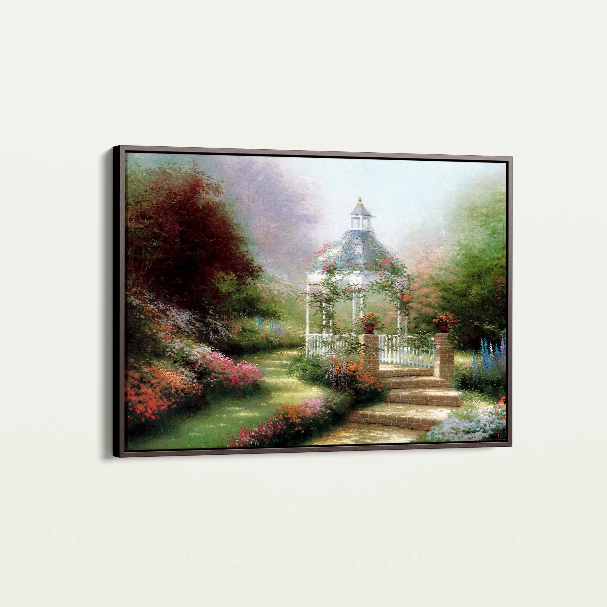 Landscape 081 Canvas Art 18" x 24" / 45 x 60 cm / Black