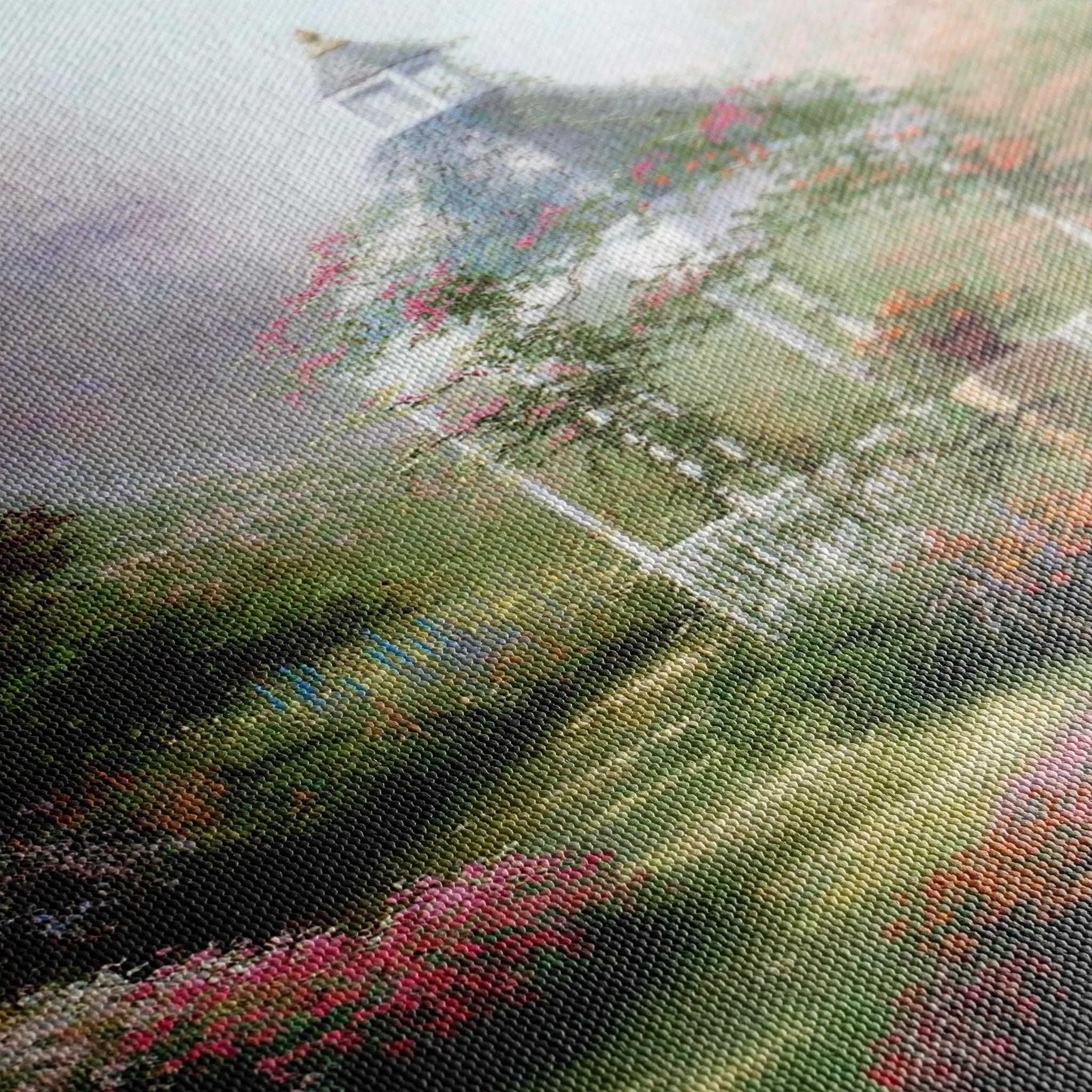 Landscape 081 Canvas Art 18" x 24" / 45 x 60 cm / Black