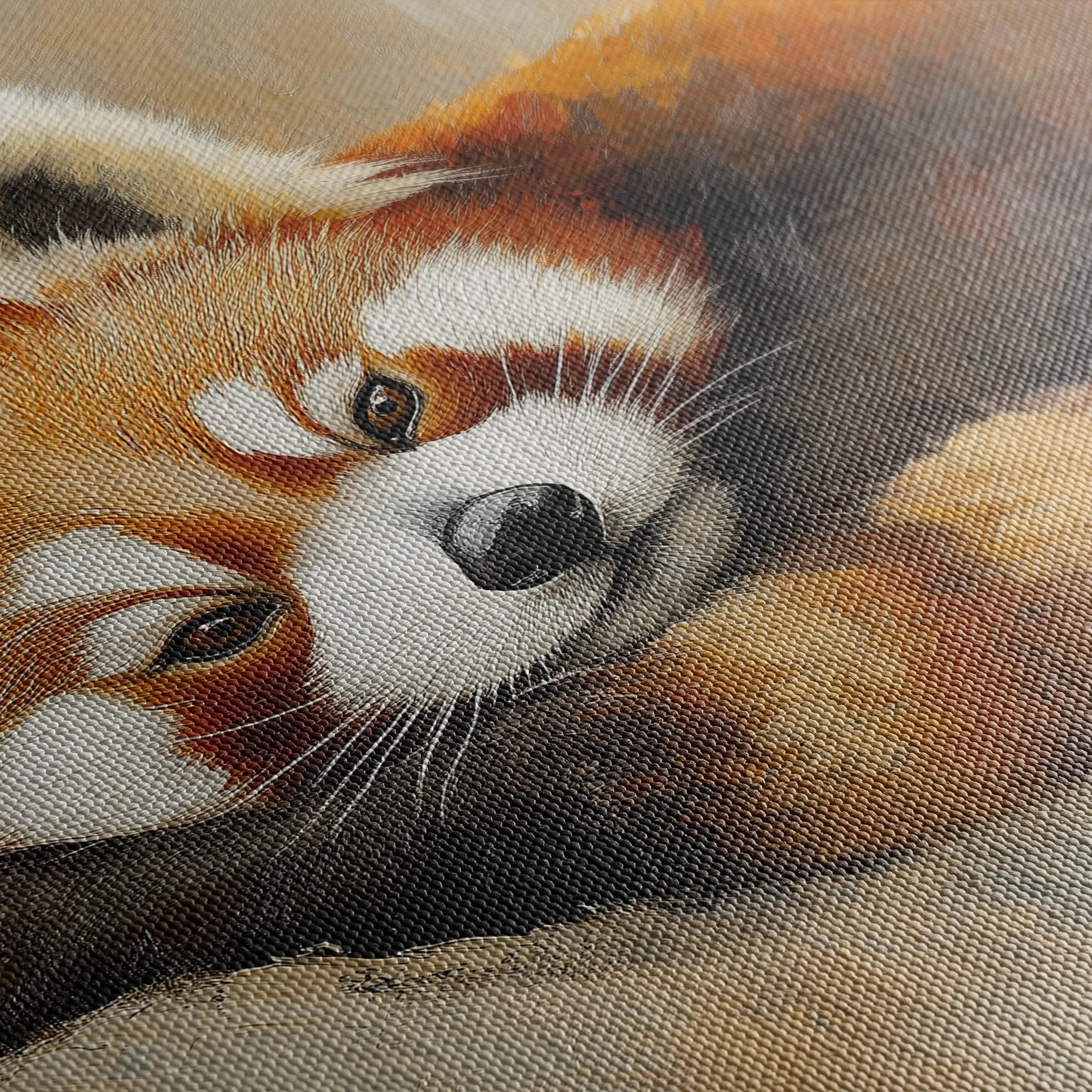 Animals 082 Canvas Art 18" x 24" / 45 x 60 cm / Black