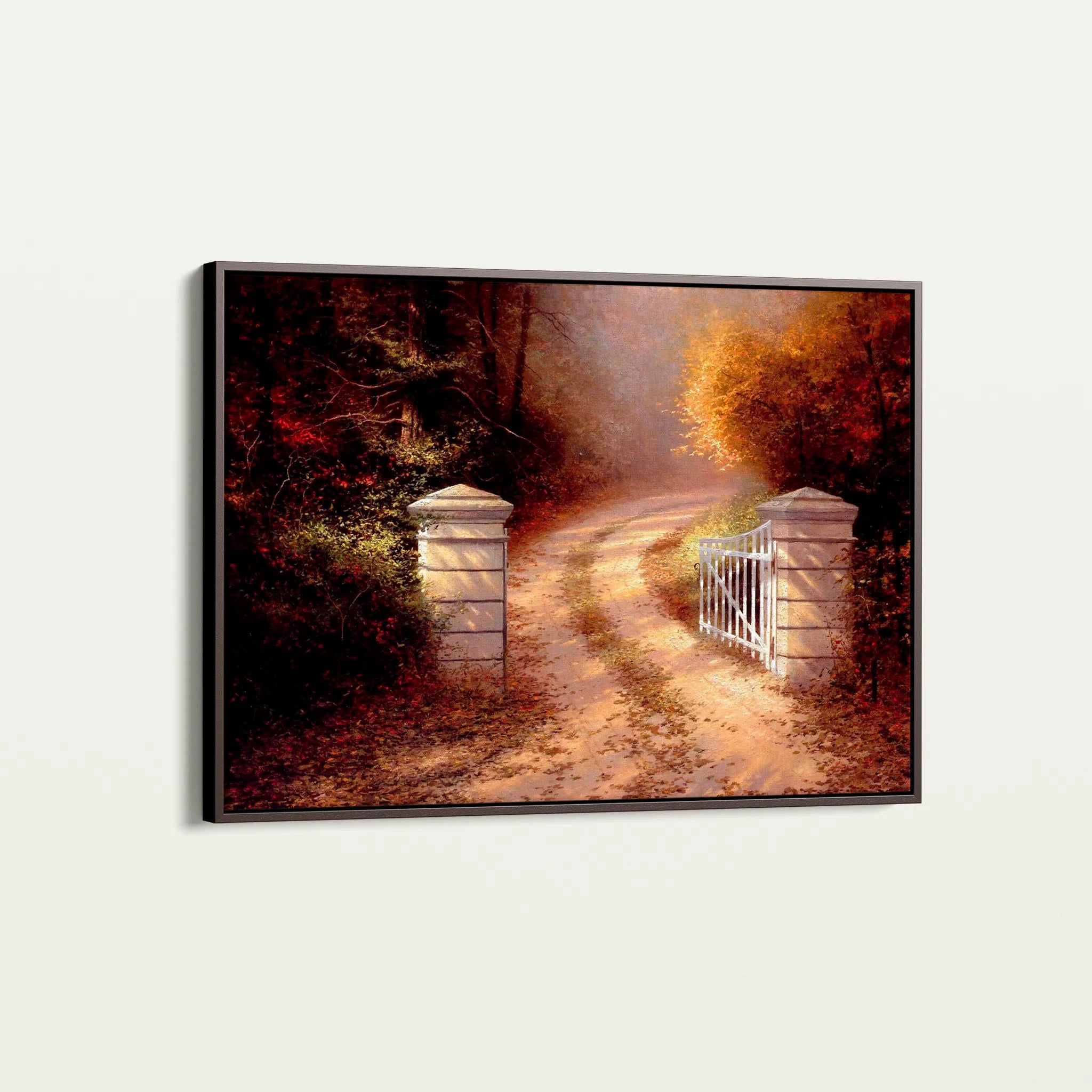 Landscape 082 Canvas Art 18" x 24" / 45 x 60 cm / Black