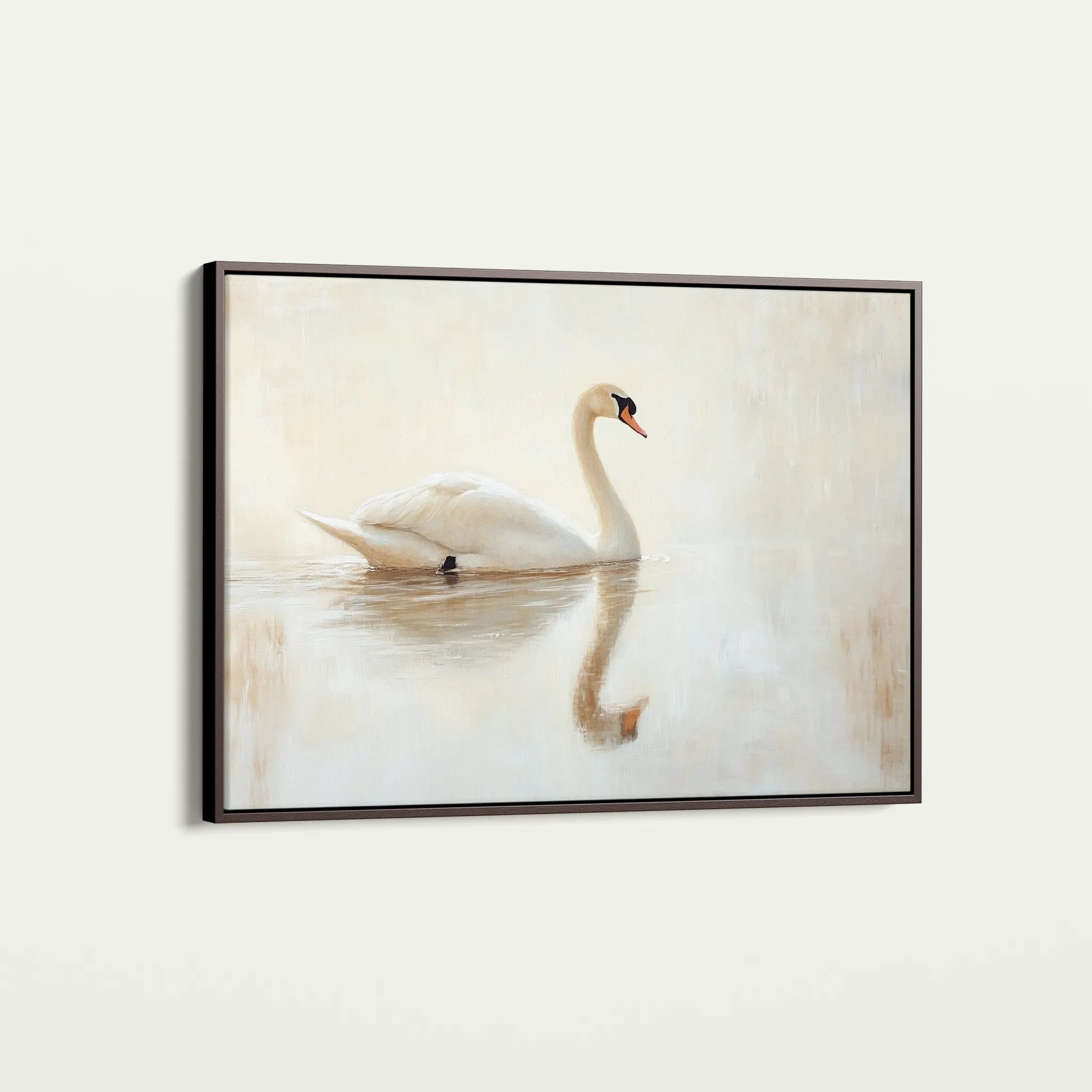 Animals 083 Canvas Art 18" x 24" / 45 x 60 cm / Black