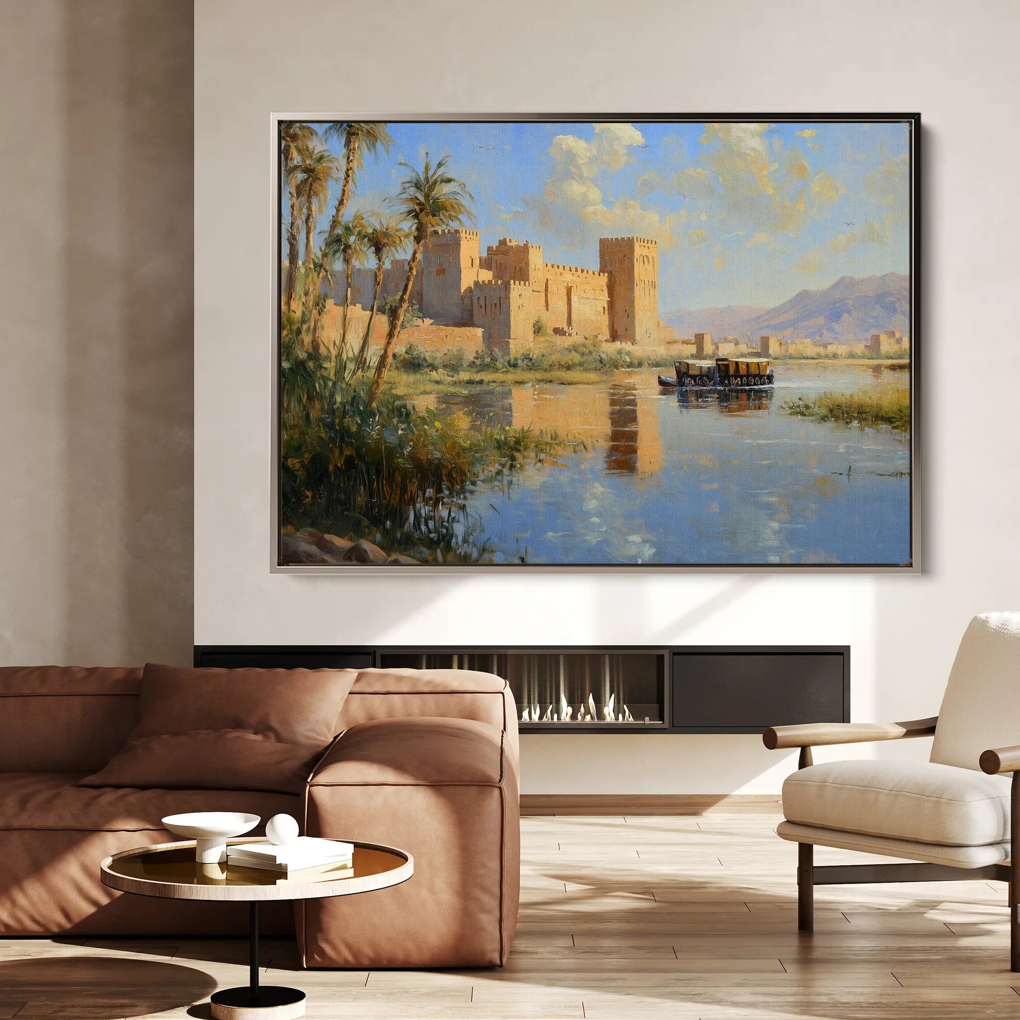 Orientalist 083 Canvas Art 18" x 24" / 45 x 60 cm / Black