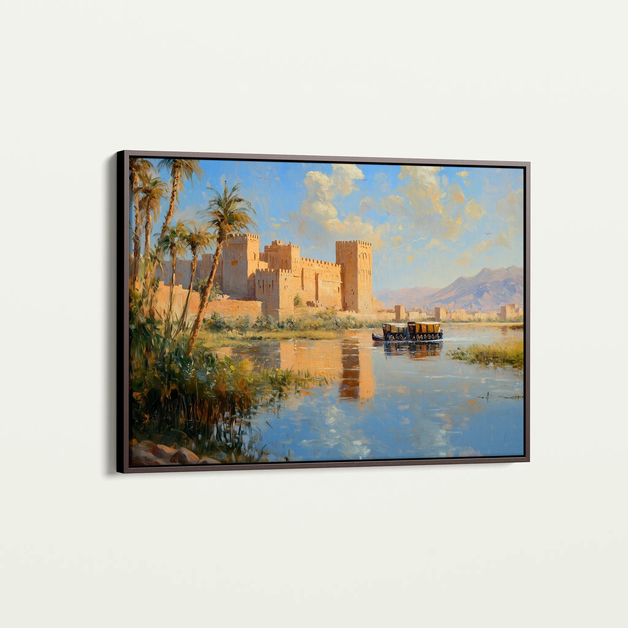 Orientalist 083 Canvas Art 18" x 24" / 45 x 60 cm / Black
