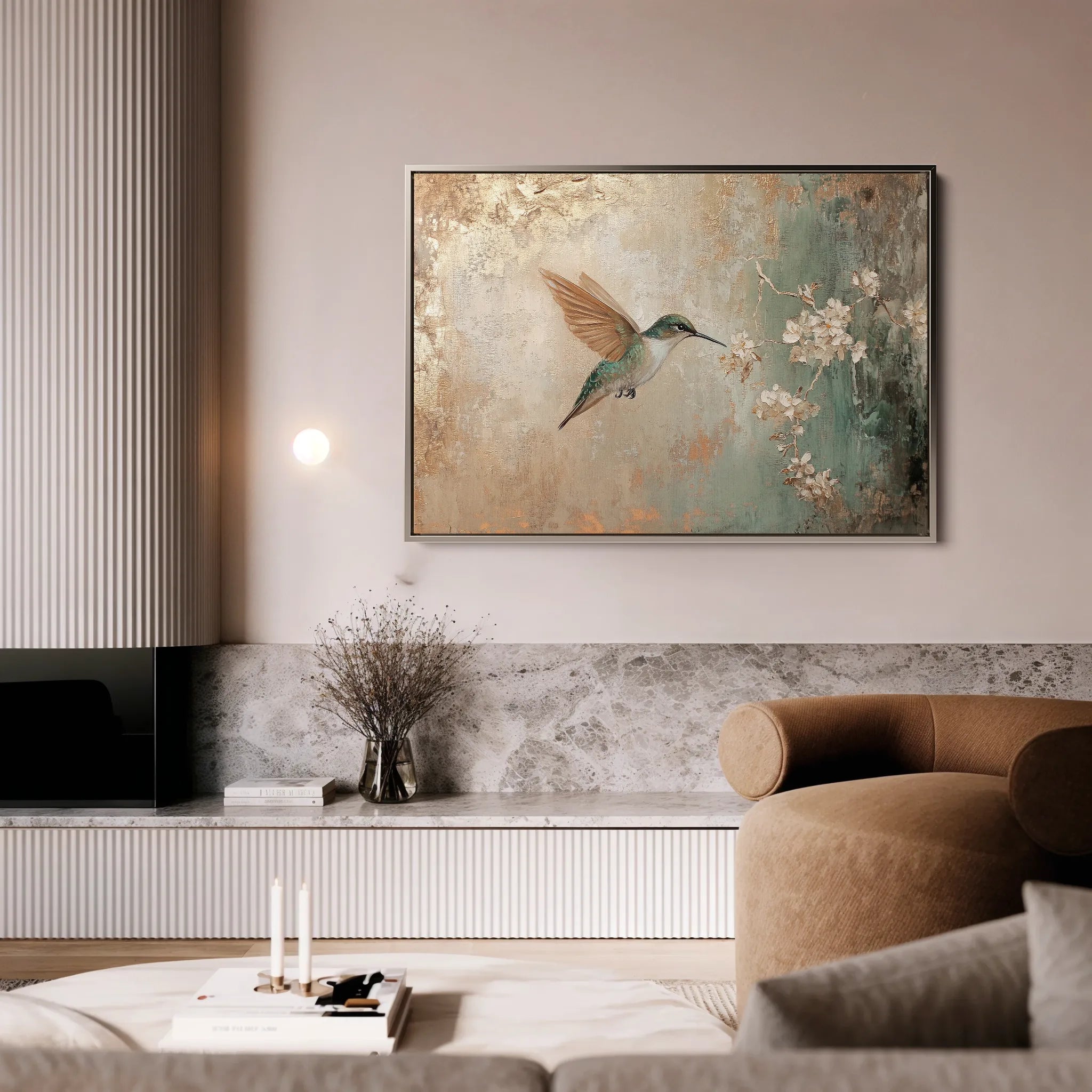Animals 084 Canvas Art 18" x 24" / 45 x 60 cm / Black