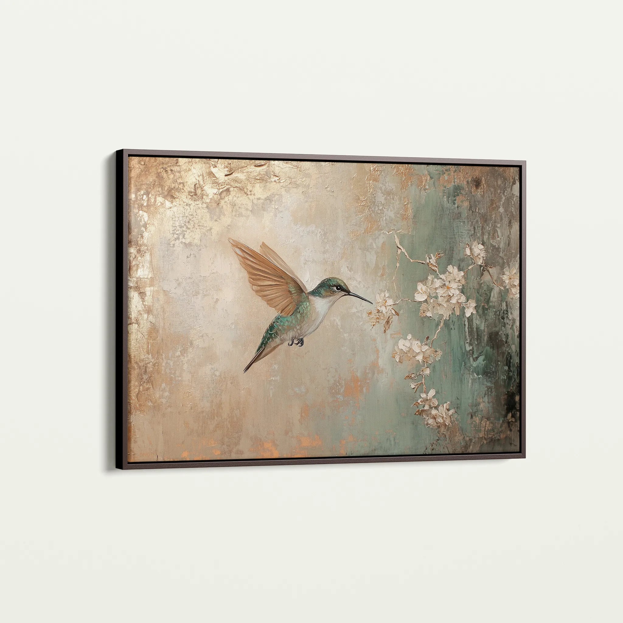 Animals 084 Canvas Art 18" x 24" / 45 x 60 cm / Black