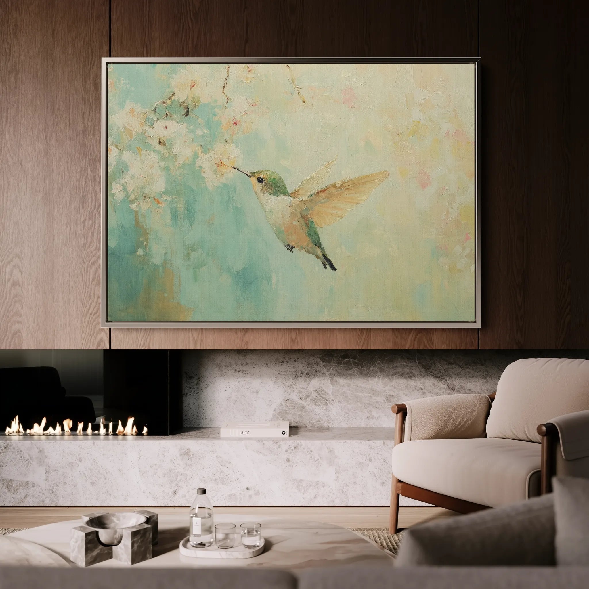 Animals 085 Canvas Art 18" x 24" / 45 x 60 cm / Black