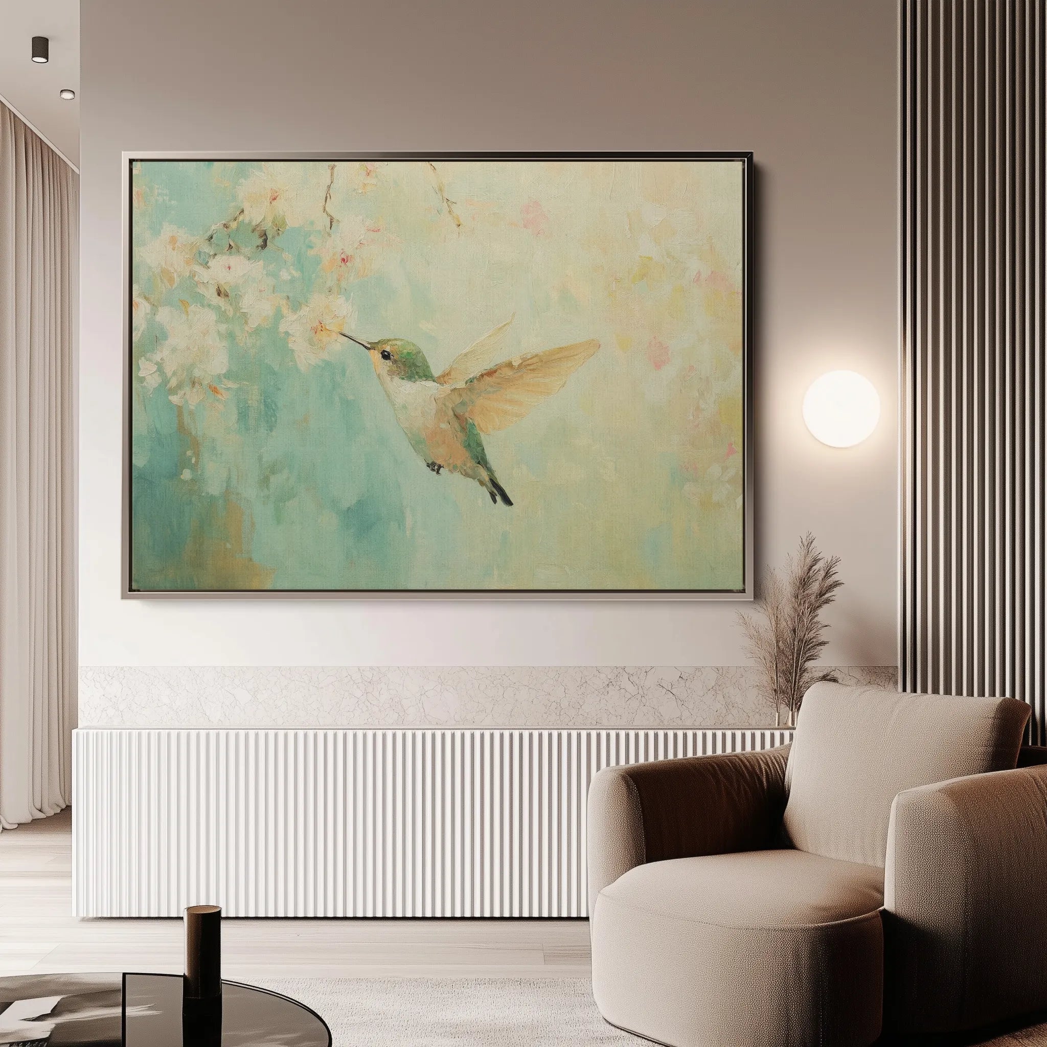 Animals 085 Canvas Art 18" x 24" / 45 x 60 cm / Black