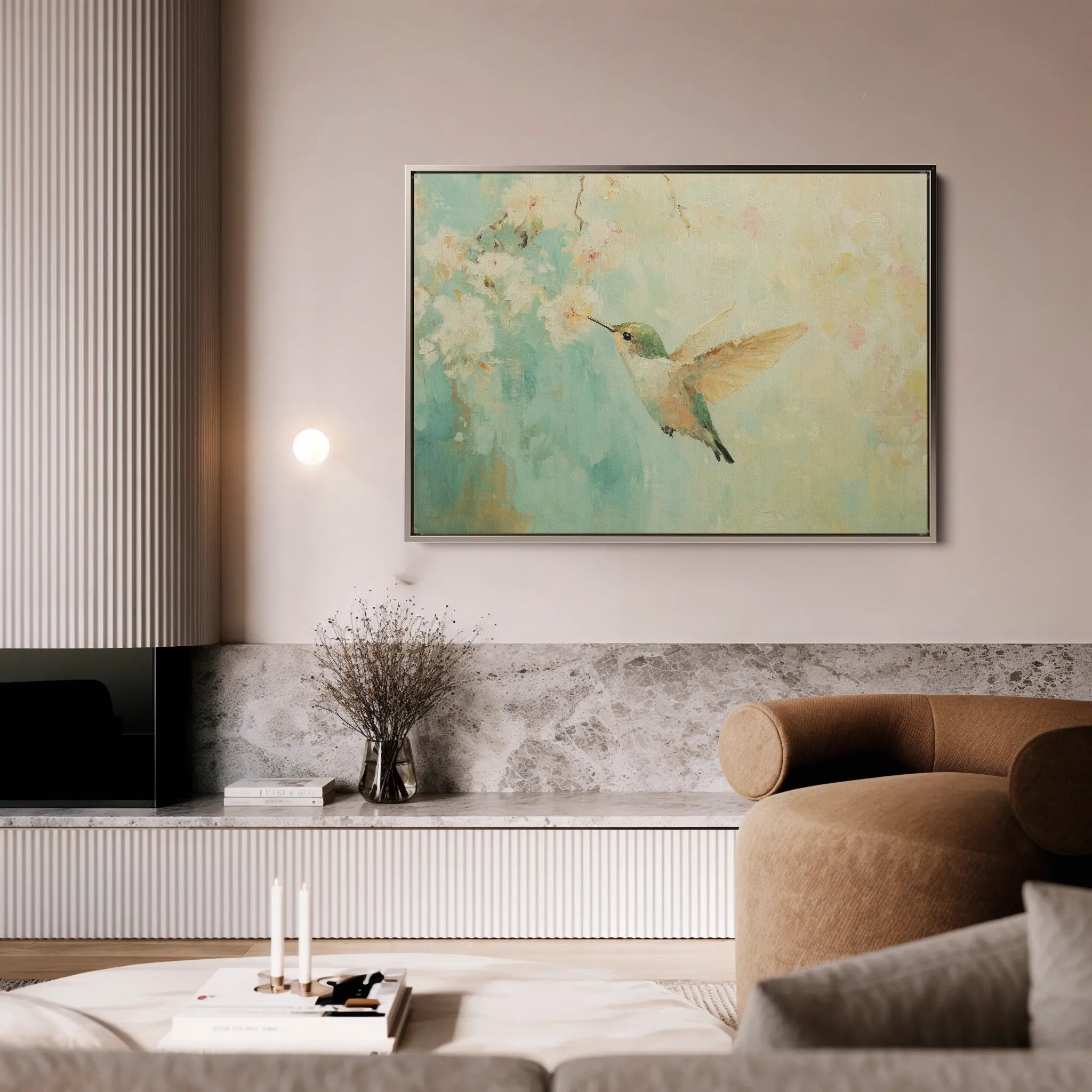 Animals 085 Canvas Art 18" x 24" / 45 x 60 cm / Black
