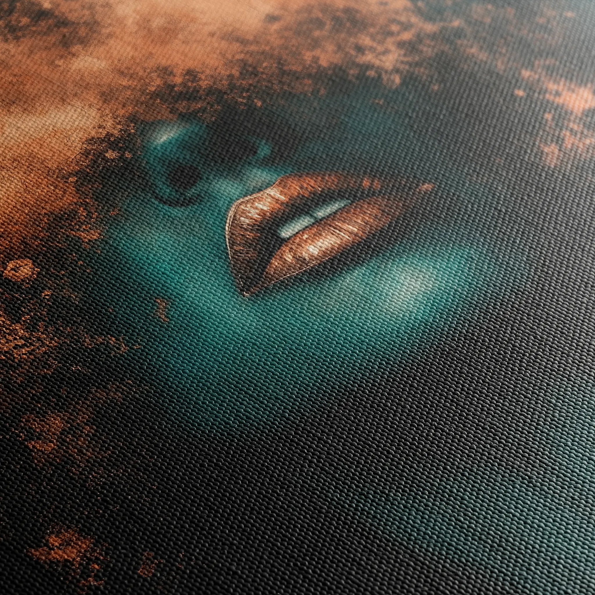 Portrait 085 Canvas Art 18" x 24" / 45 x 60 cm / Black