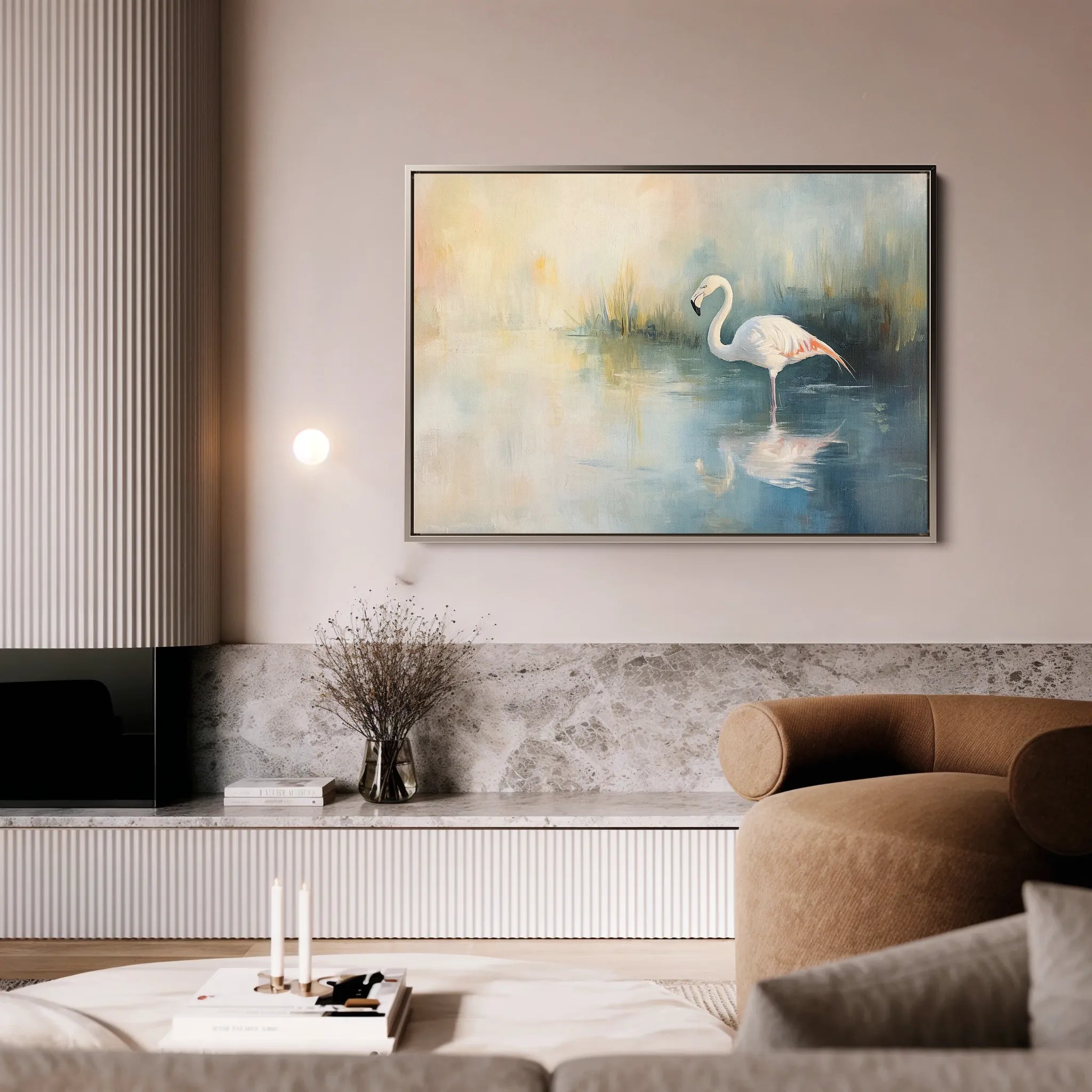 Animals 086 Canvas Art 18" x 24" / 45 x 60 cm / Black