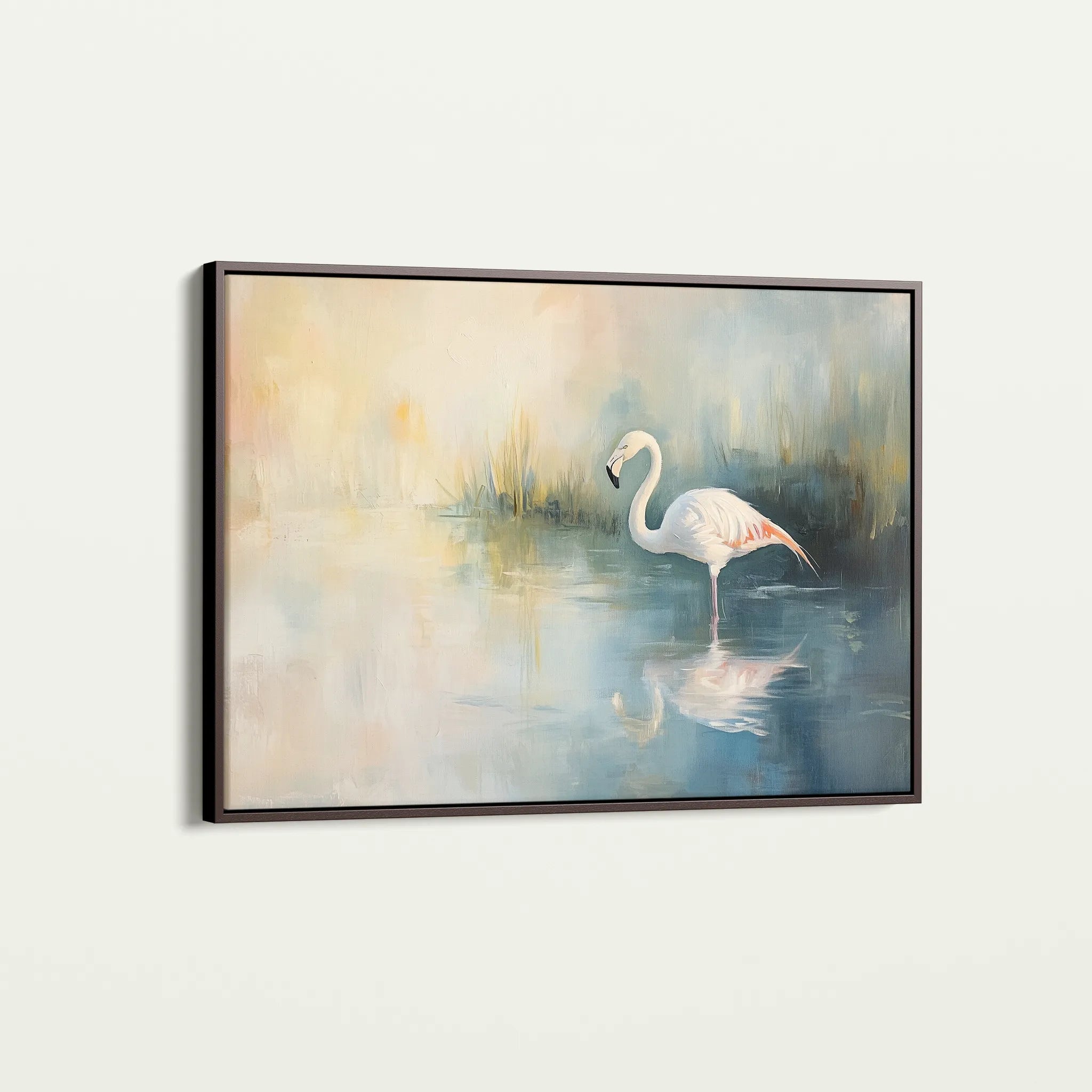 Animals 086 Canvas Art 18" x 24" / 45 x 60 cm / Black