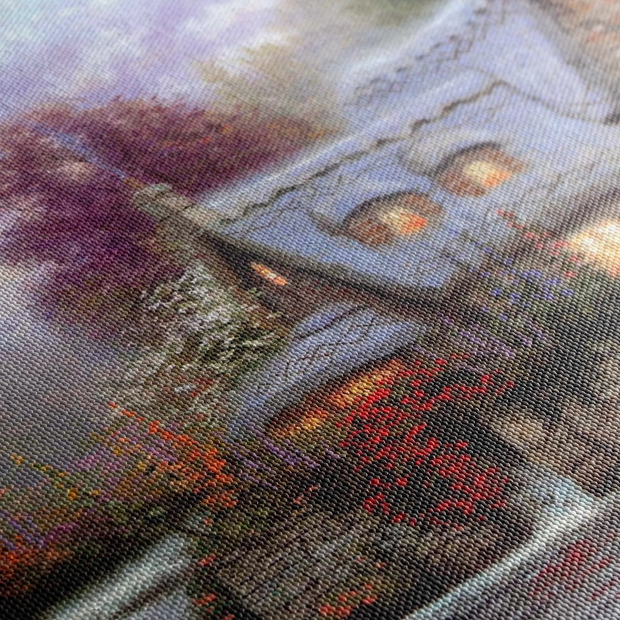 Landscape 086 Canvas Art 18" x 24" / 45 x 60 cm / Black