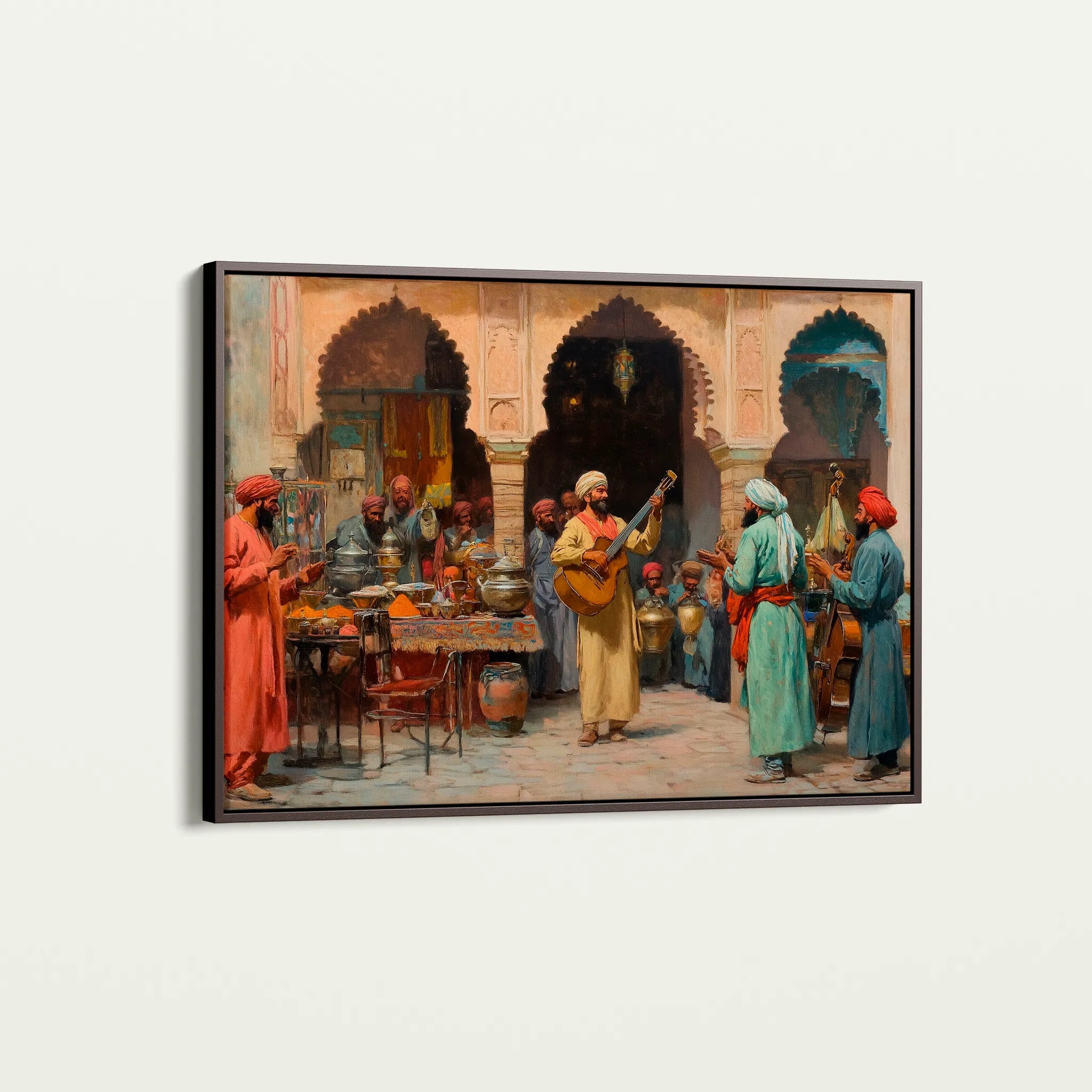 Orientalist 086 Canvas Art 18" x 24" / 45 x 60 cm / Black