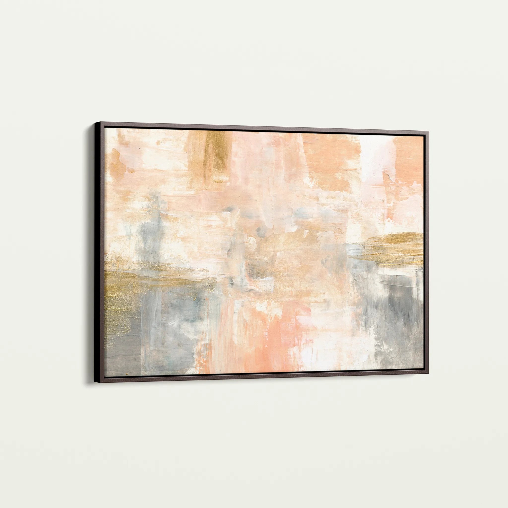 Abstract 087 Canvas Art 18" x 24" / 45 x 60 cm / Black