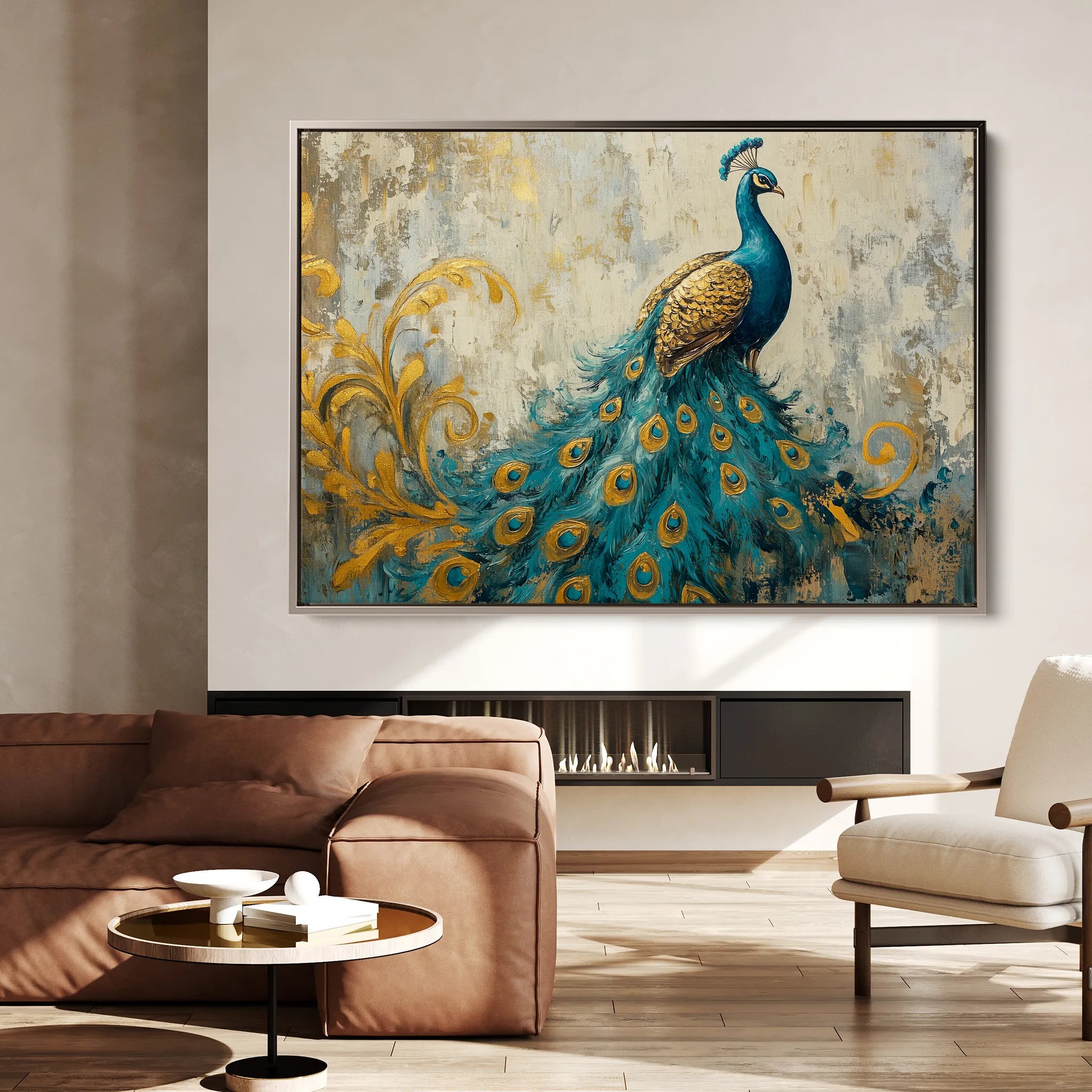 Animals 087 Canvas Art 18" x 24" / 45 x 60 cm / Black