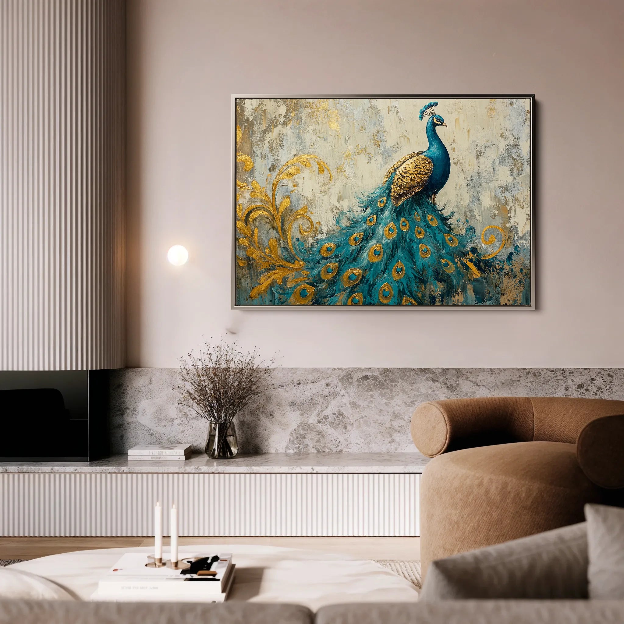 Animals 087 Canvas Art 18" x 24" / 45 x 60 cm / Black