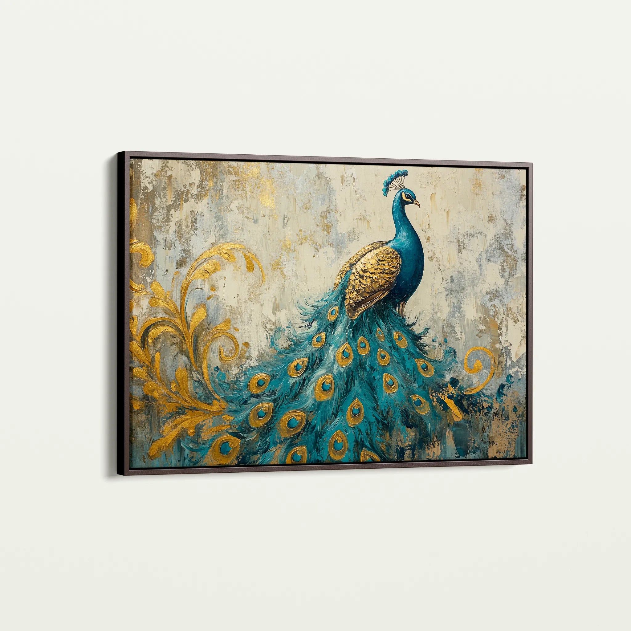 Animals 087 Canvas Art 18" x 24" / 45 x 60 cm / Black