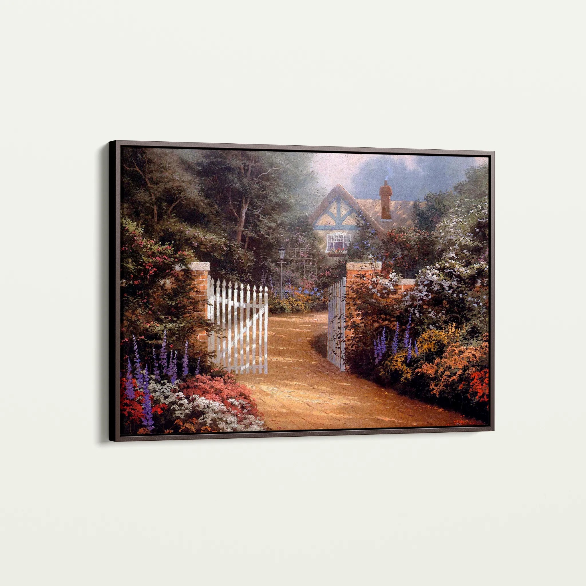 Landscape 087 Canvas Art 18" x 24" / 45 x 60 cm / Black