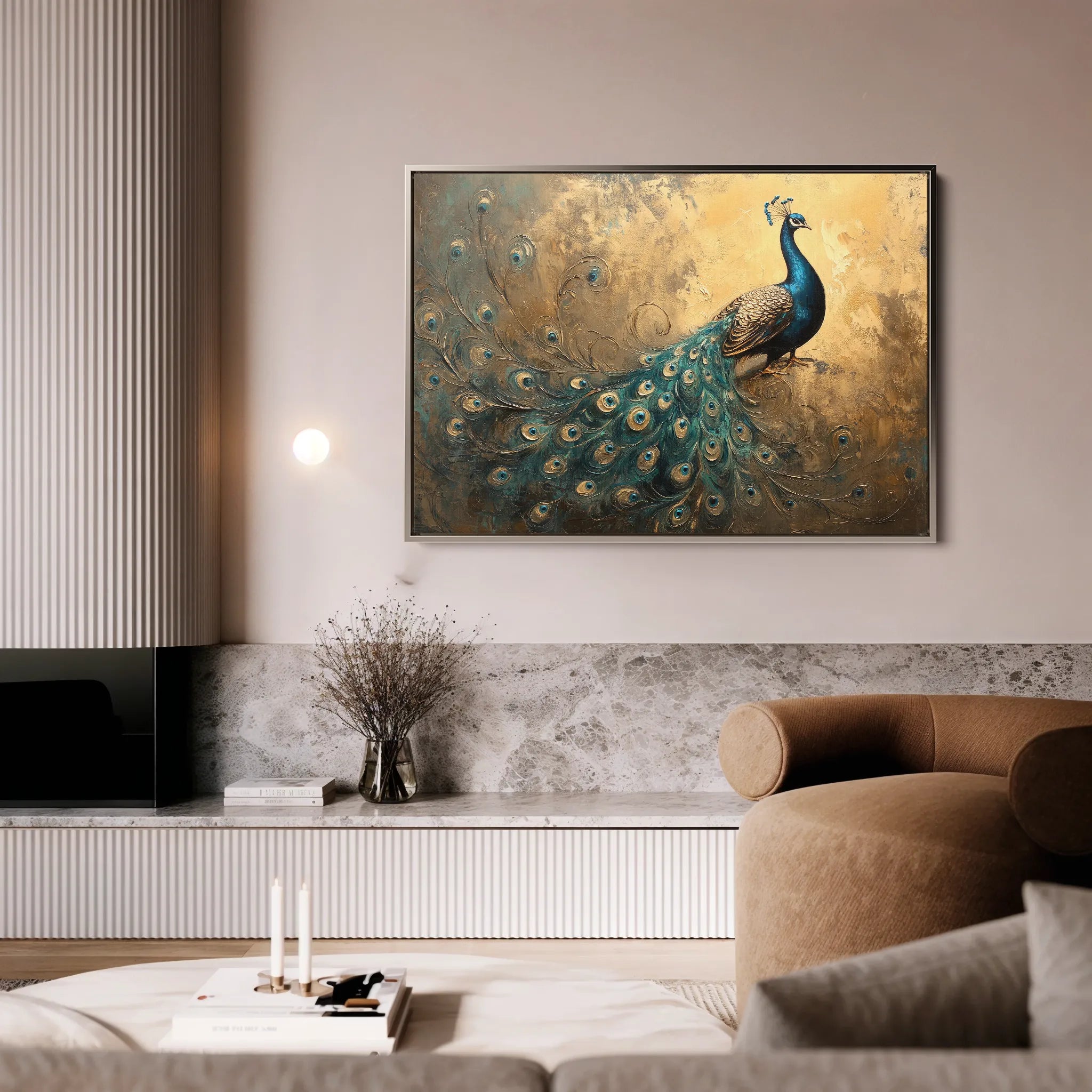 Animals 088 Canvas Art 18" x 24" / 45 x 60 cm / Black