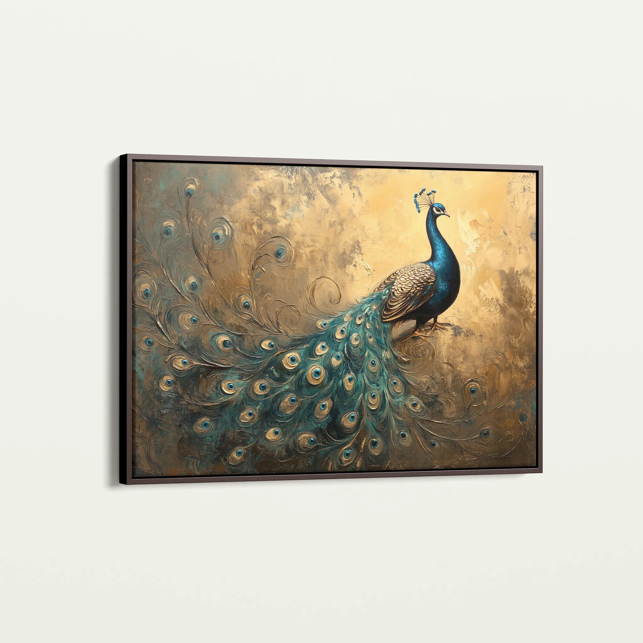 Animals 088 Canvas Art 18" x 24" / 45 x 60 cm / Black