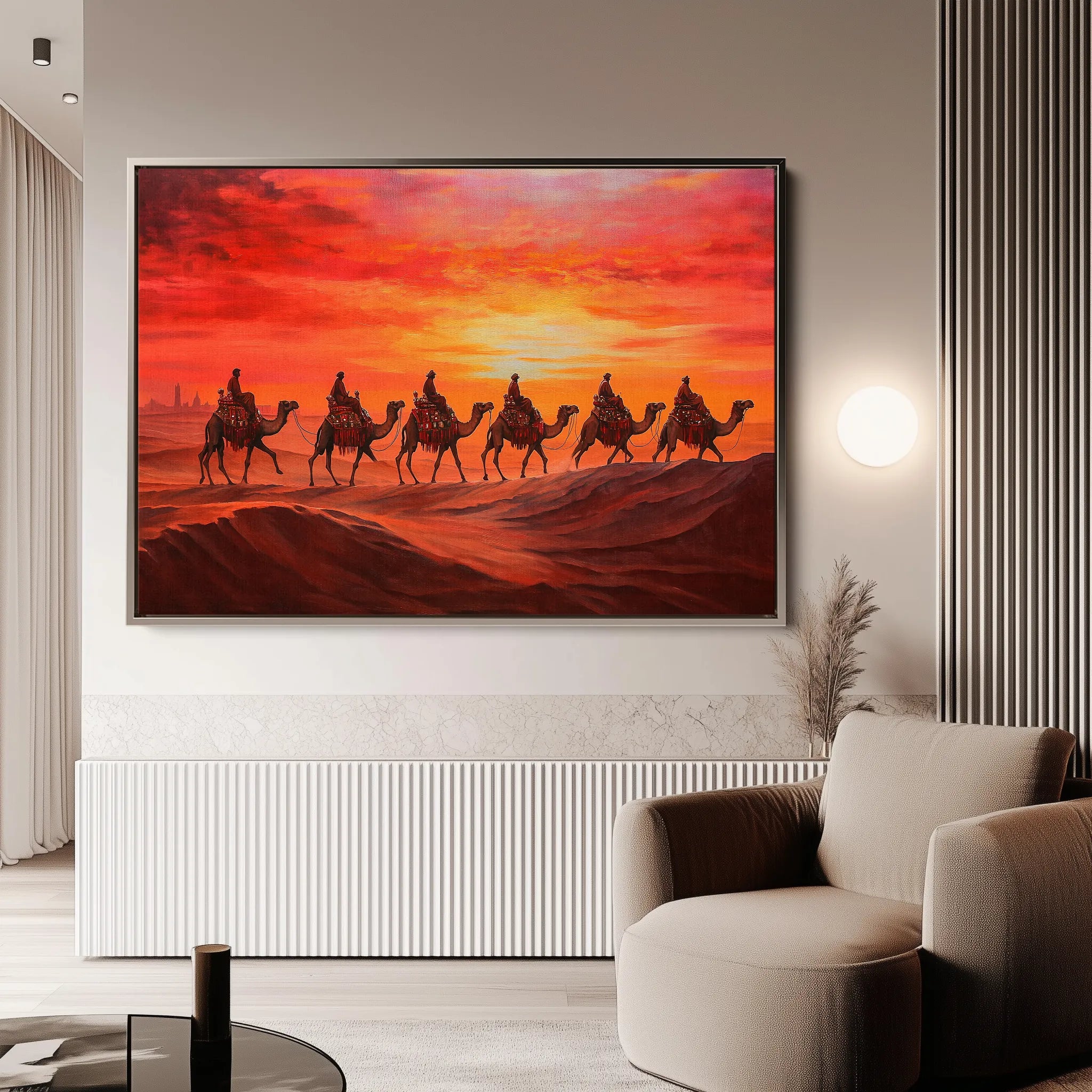 Orientalist 088 Canvas Art 18" x 24" / 45 x 60 cm / Black
