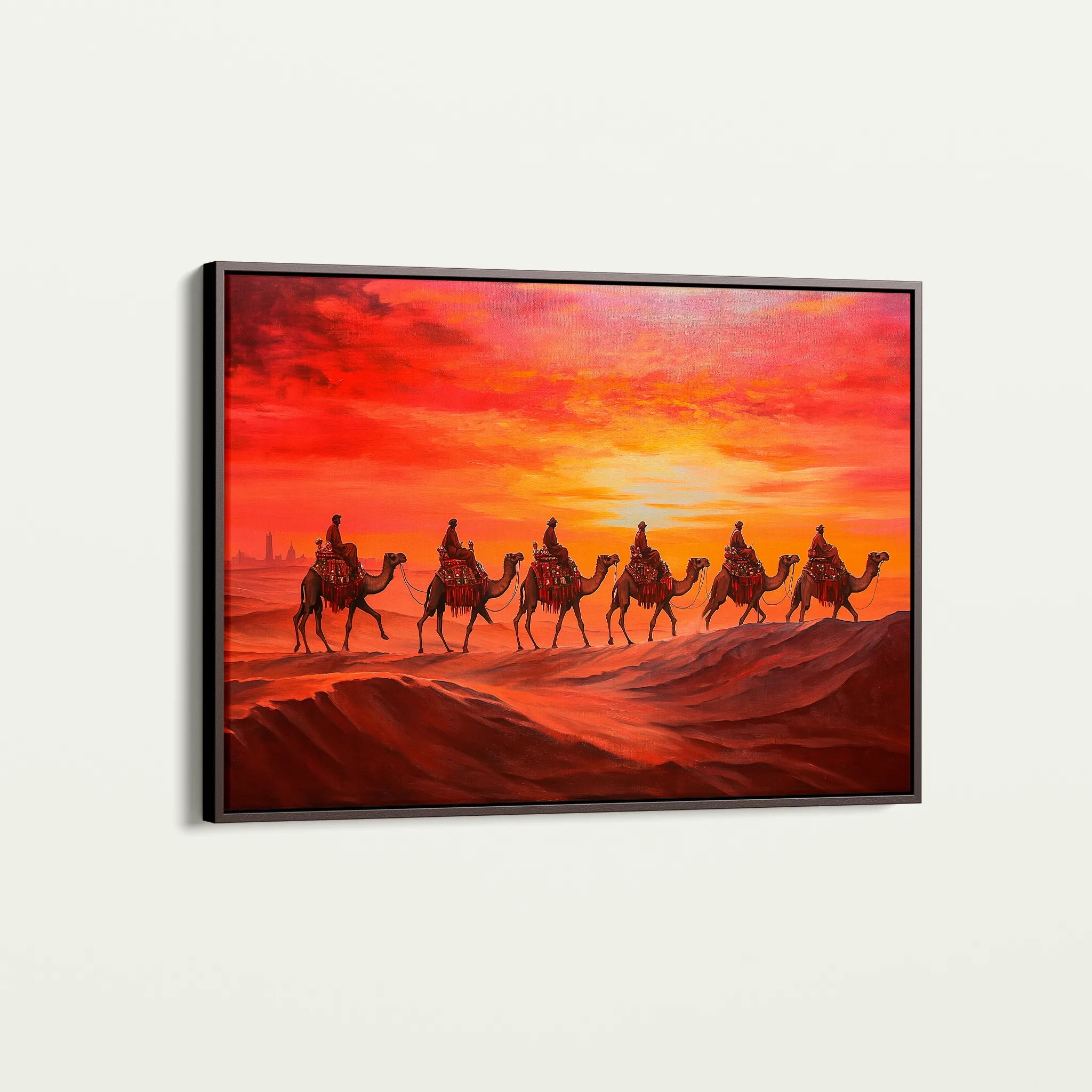 Orientalist 088 Canvas Art 18" x 24" / 45 x 60 cm / Black