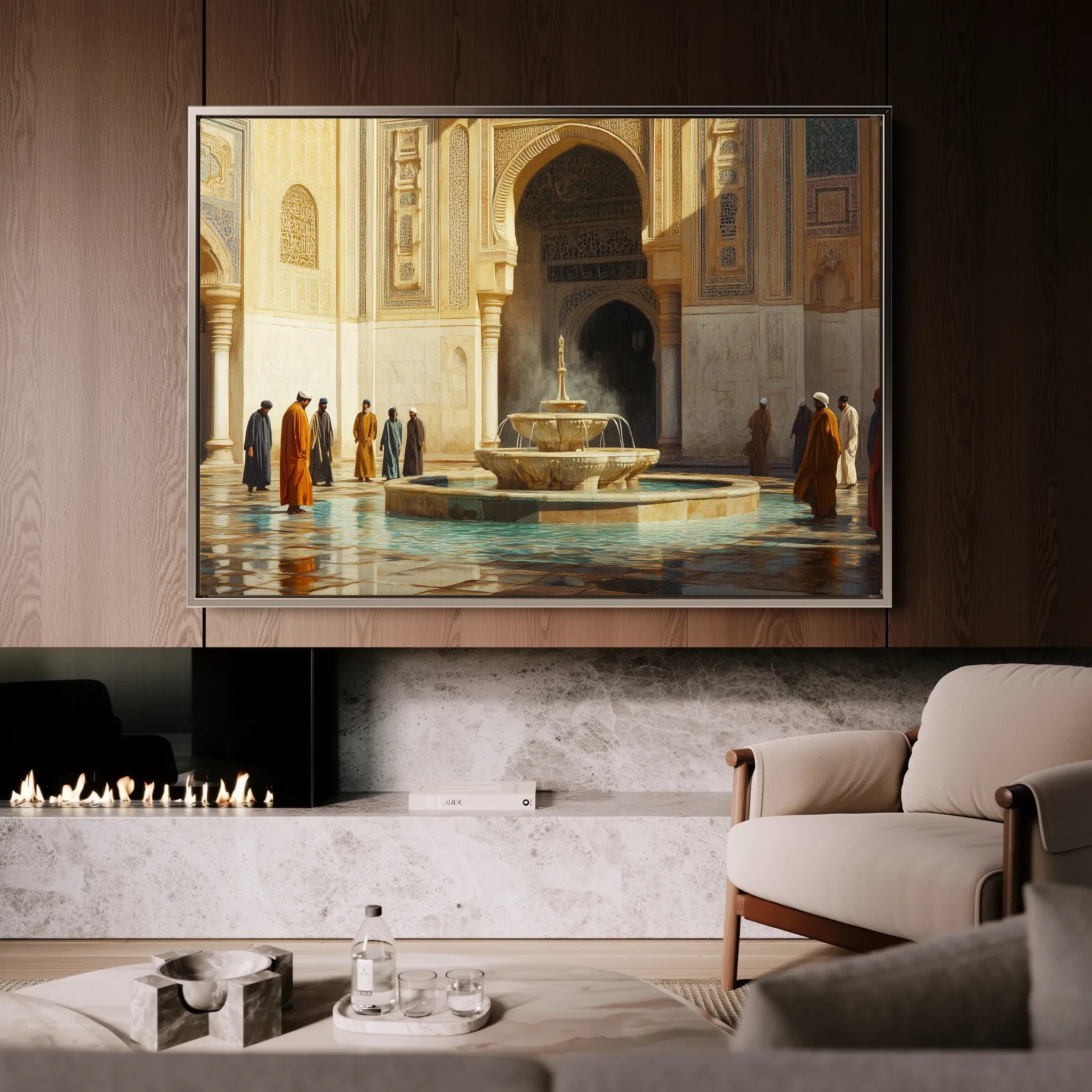 Orientalist 089 Canvas Art 18" x 24" / 45 x 60 cm / Black