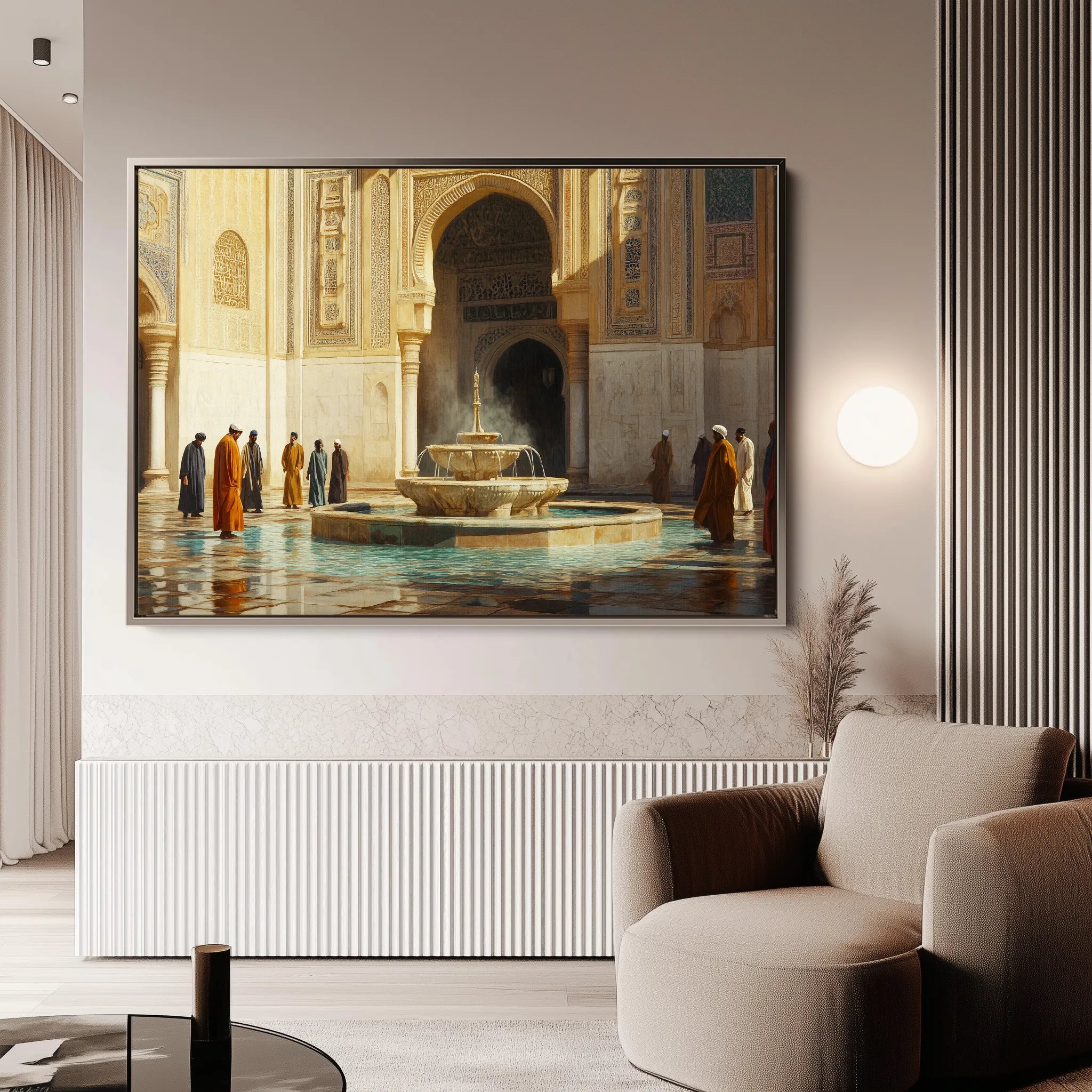 Orientalist 089 Canvas Art 18" x 24" / 45 x 60 cm / Black