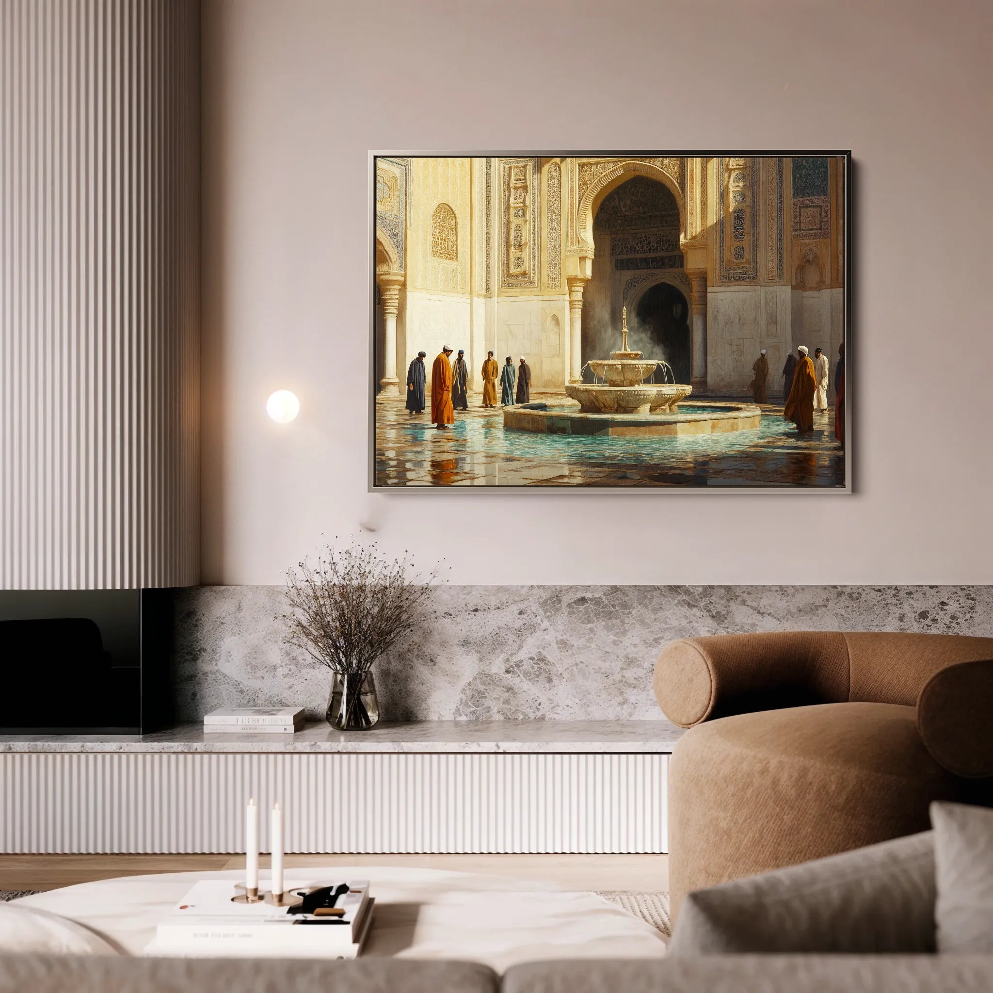 Orientalist 089 Canvas Art 18" x 24" / 45 x 60 cm / Black