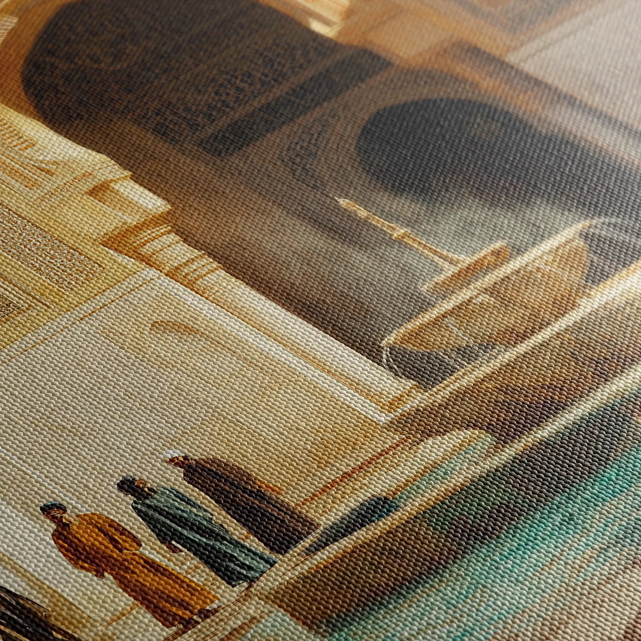Orientalist 089 Canvas Art 18" x 24" / 45 x 60 cm / Black