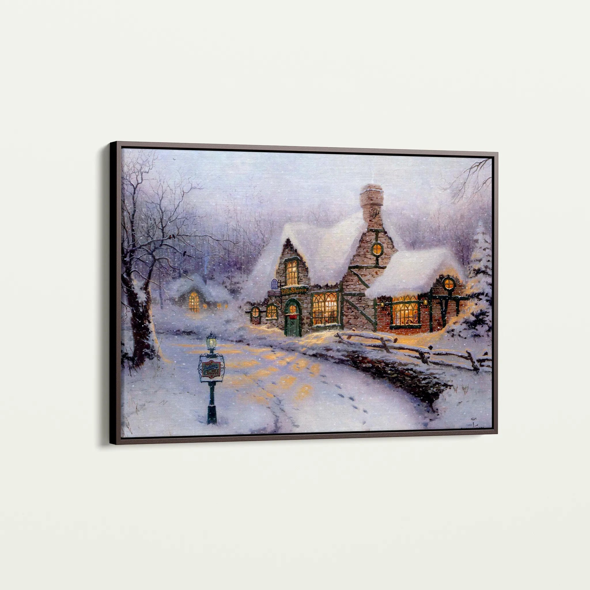 Landscape 090 Canvas Art 18" x 24" / 45 x 60 cm / Black