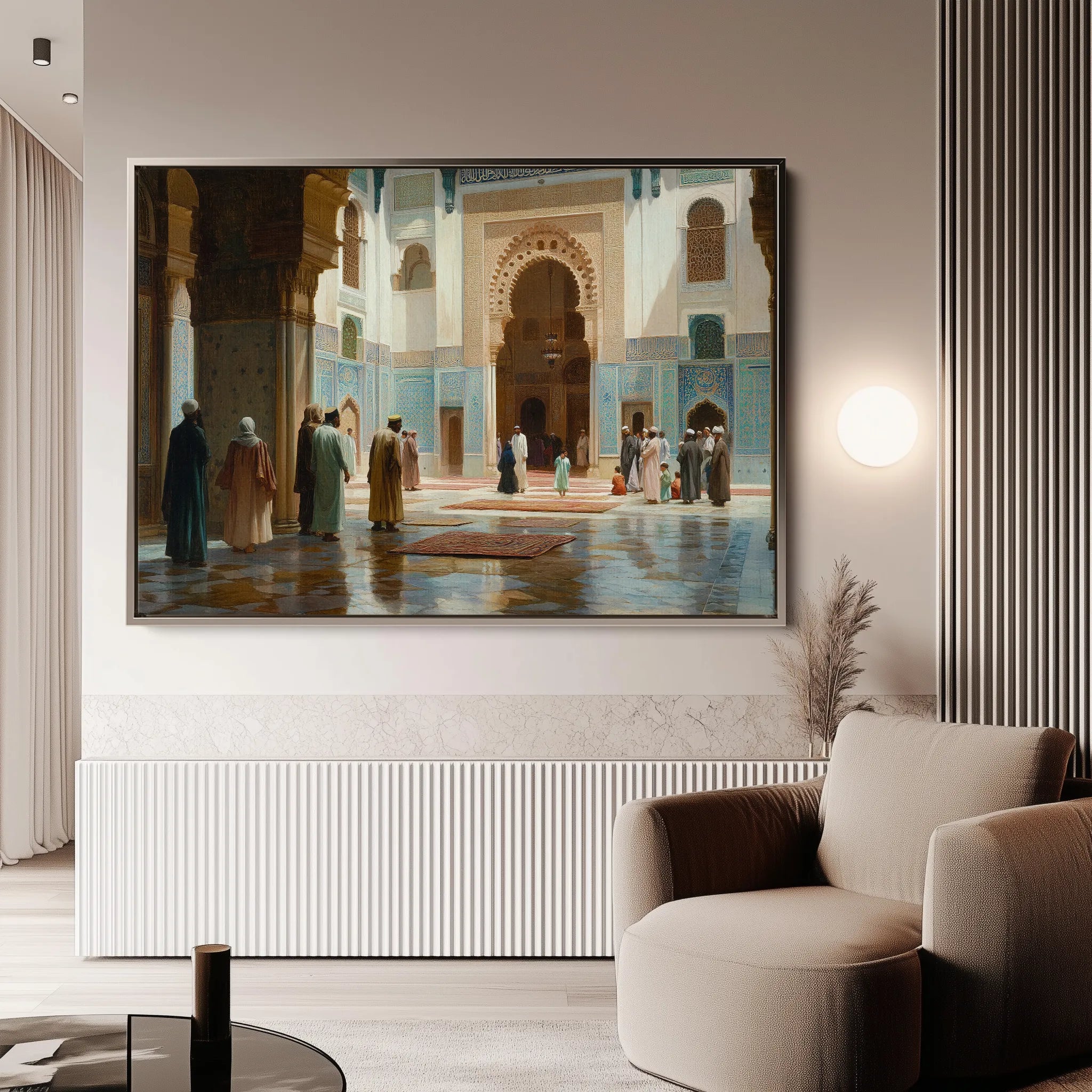 Orientalist 090 Canvas Art 18" x 24" / 45 x 60 cm / Black