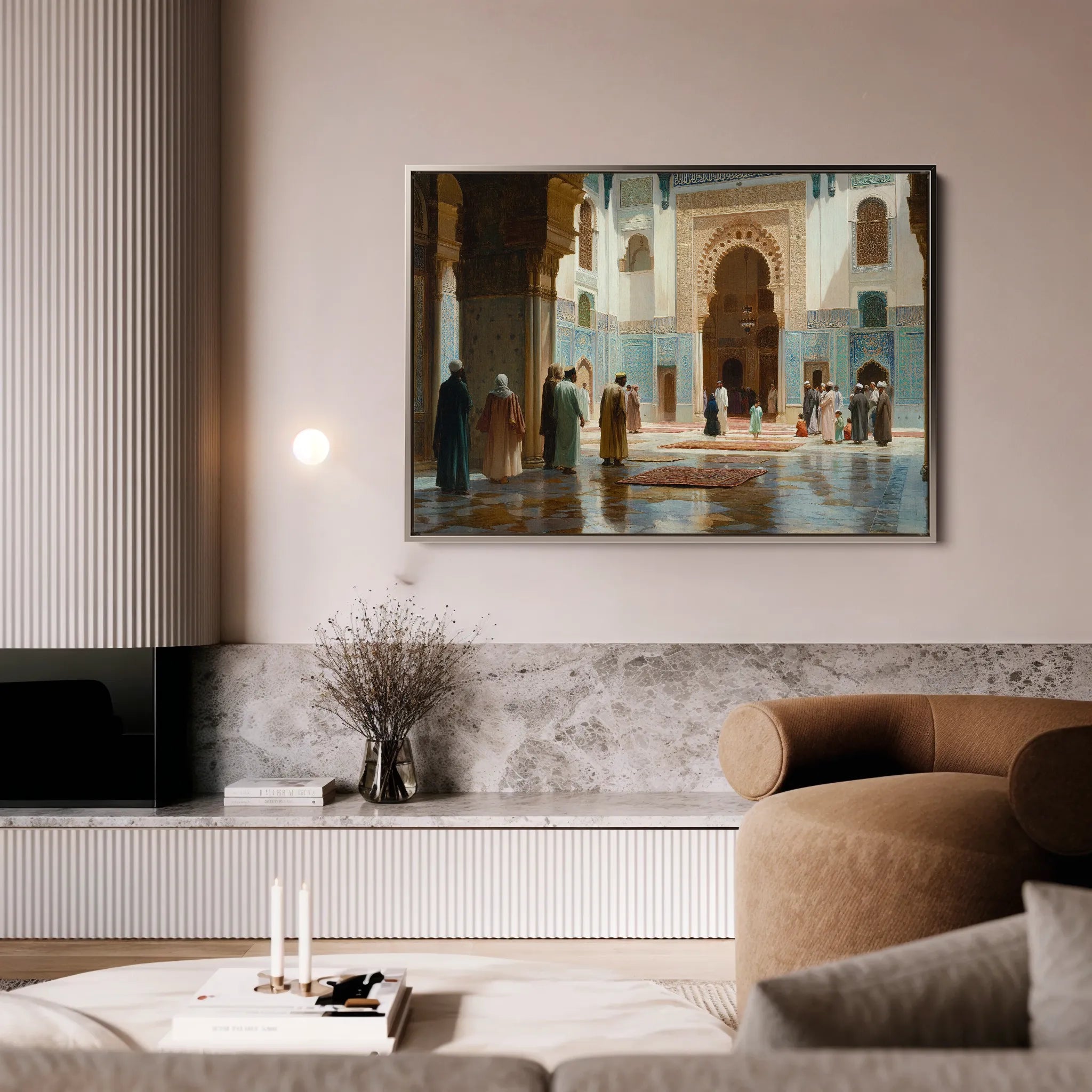 Orientalist 090 Canvas Art 18" x 24" / 45 x 60 cm / Black