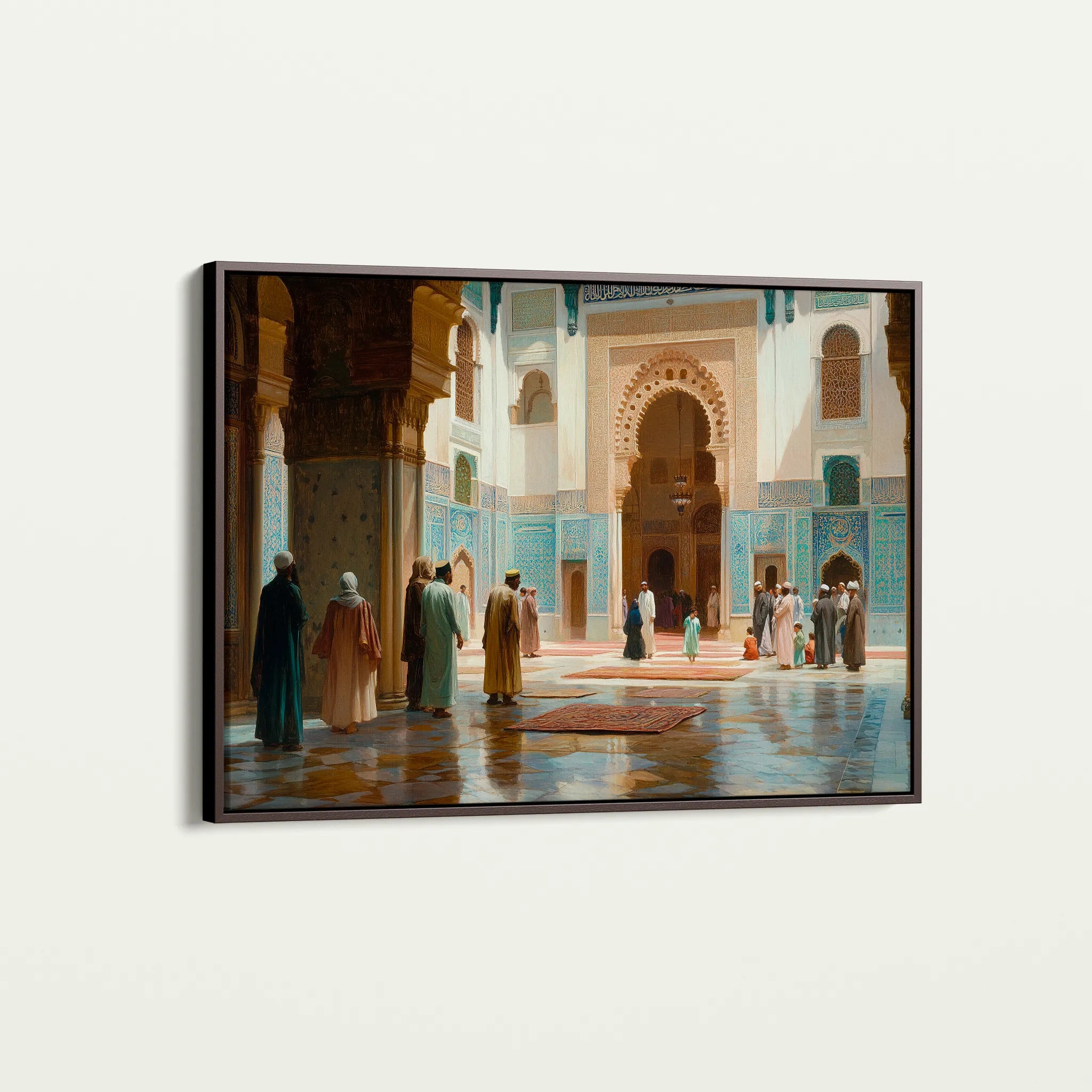 Orientalist 090 Canvas Art 18" x 24" / 45 x 60 cm / Black