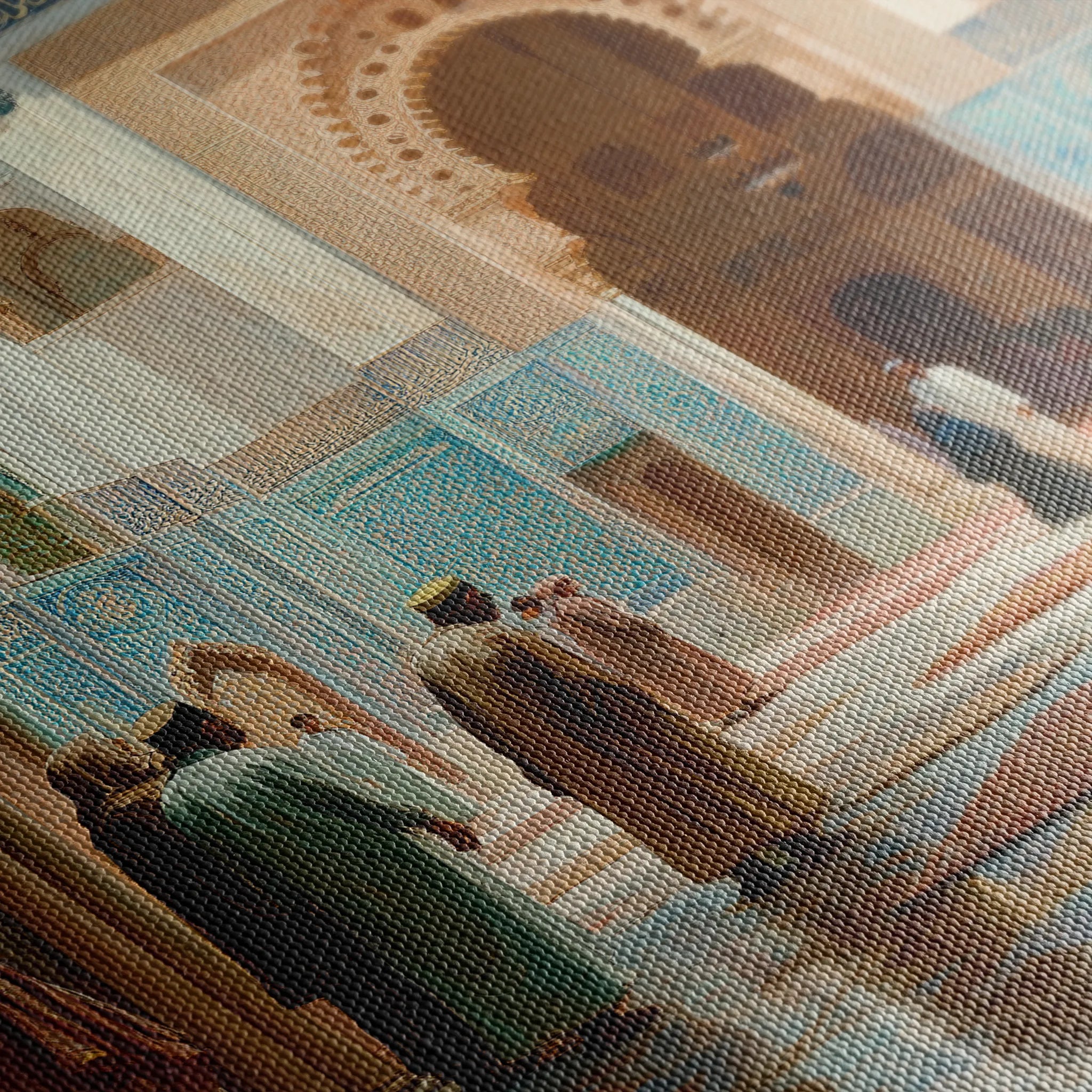 Orientalist 090 Canvas Art 18" x 24" / 45 x 60 cm / Black