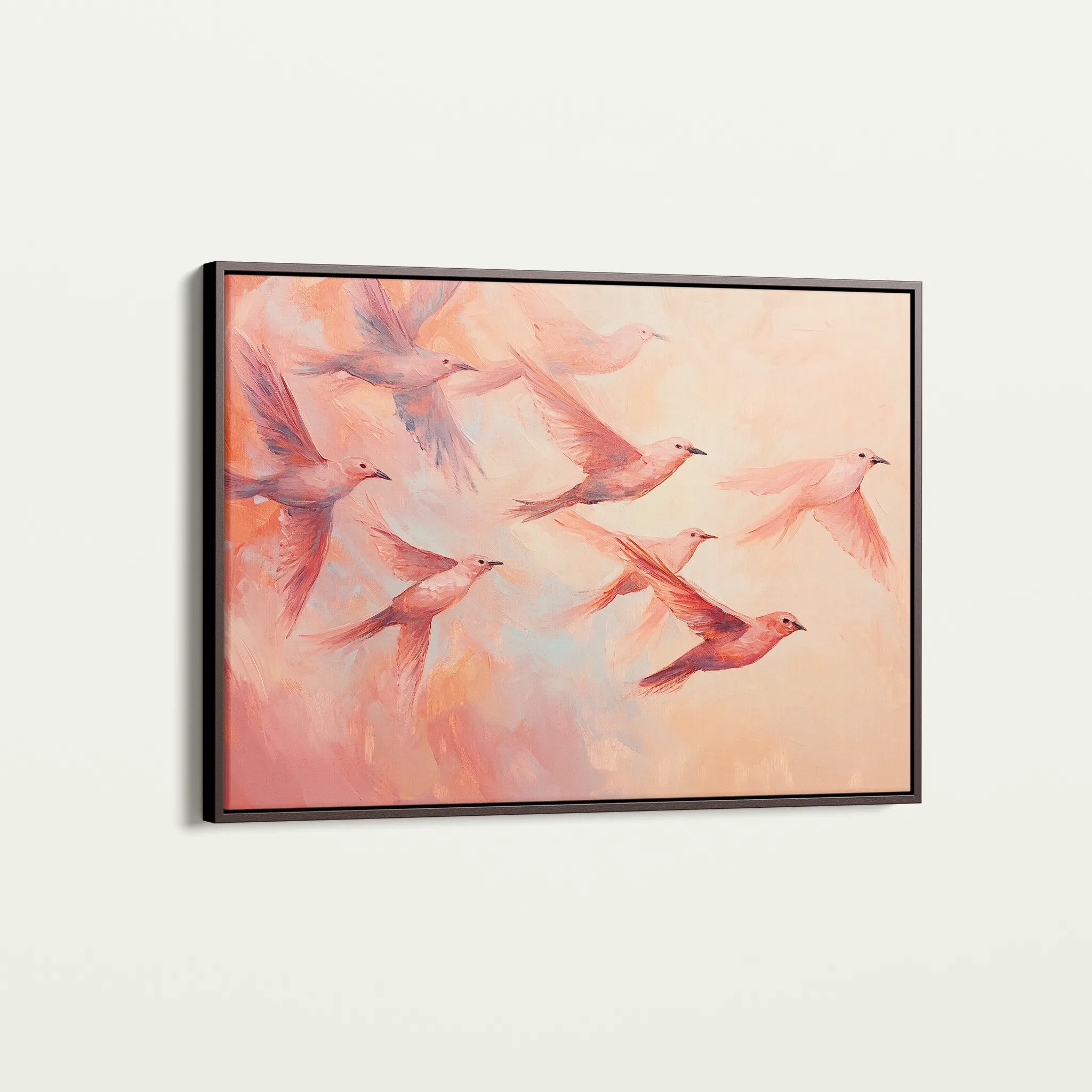 Animals 091 Canvas Art 18" x 24" / 45 x 60 cm / Black