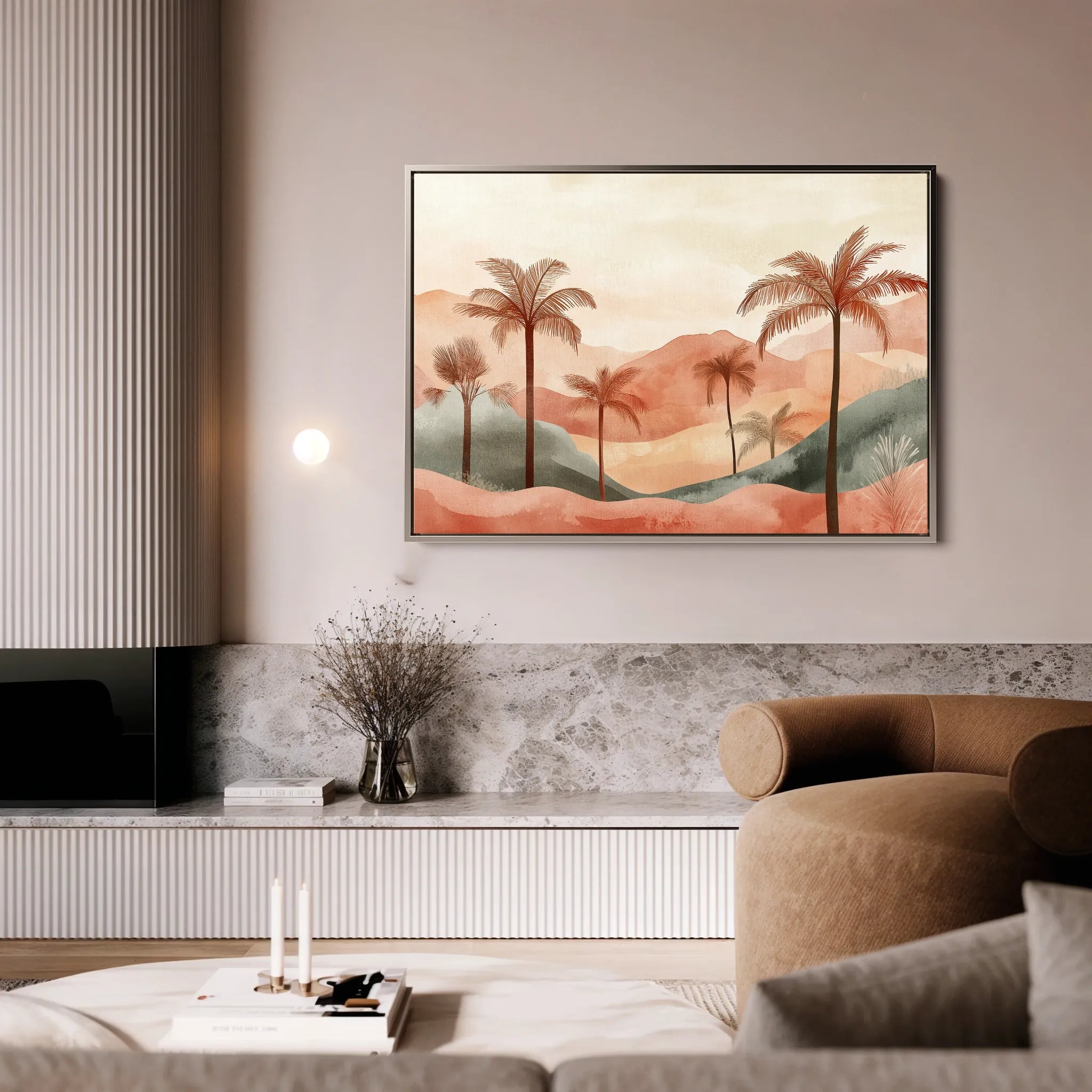 Boho 091 Canvas Art 18" x 24" / 45 x 60 cm / Black