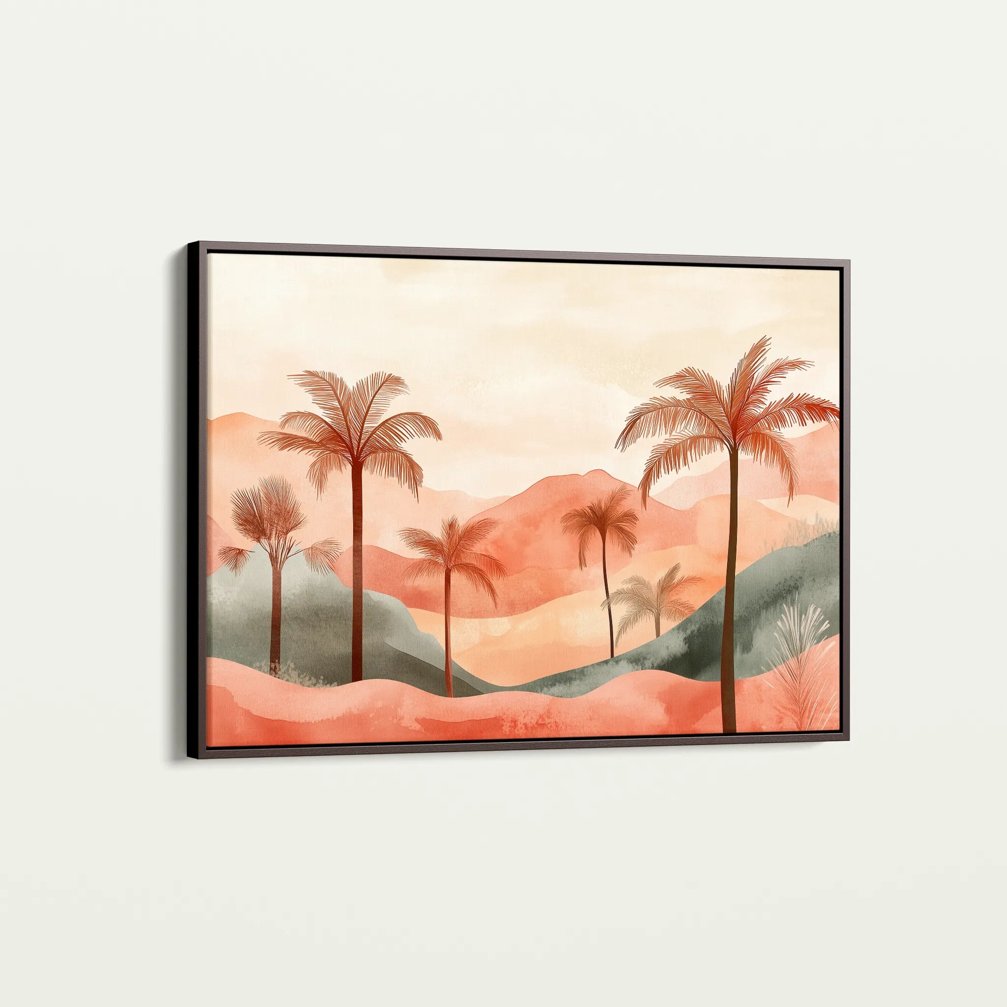 Boho 091 Canvas Art 18" x 24" / 45 x 60 cm / Black