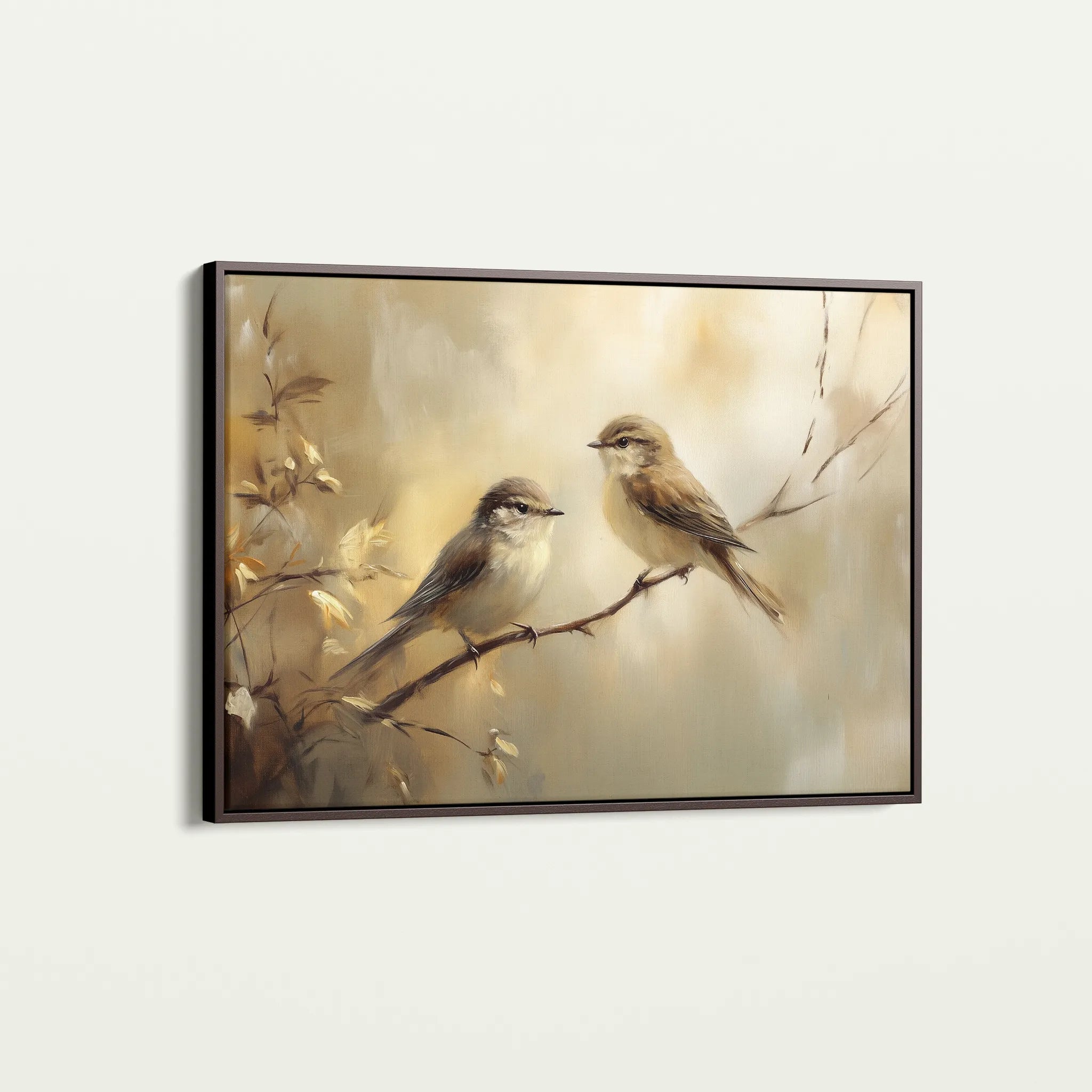 Animals 092 Canvas Art 18" x 24" / 45 x 60 cm / Black