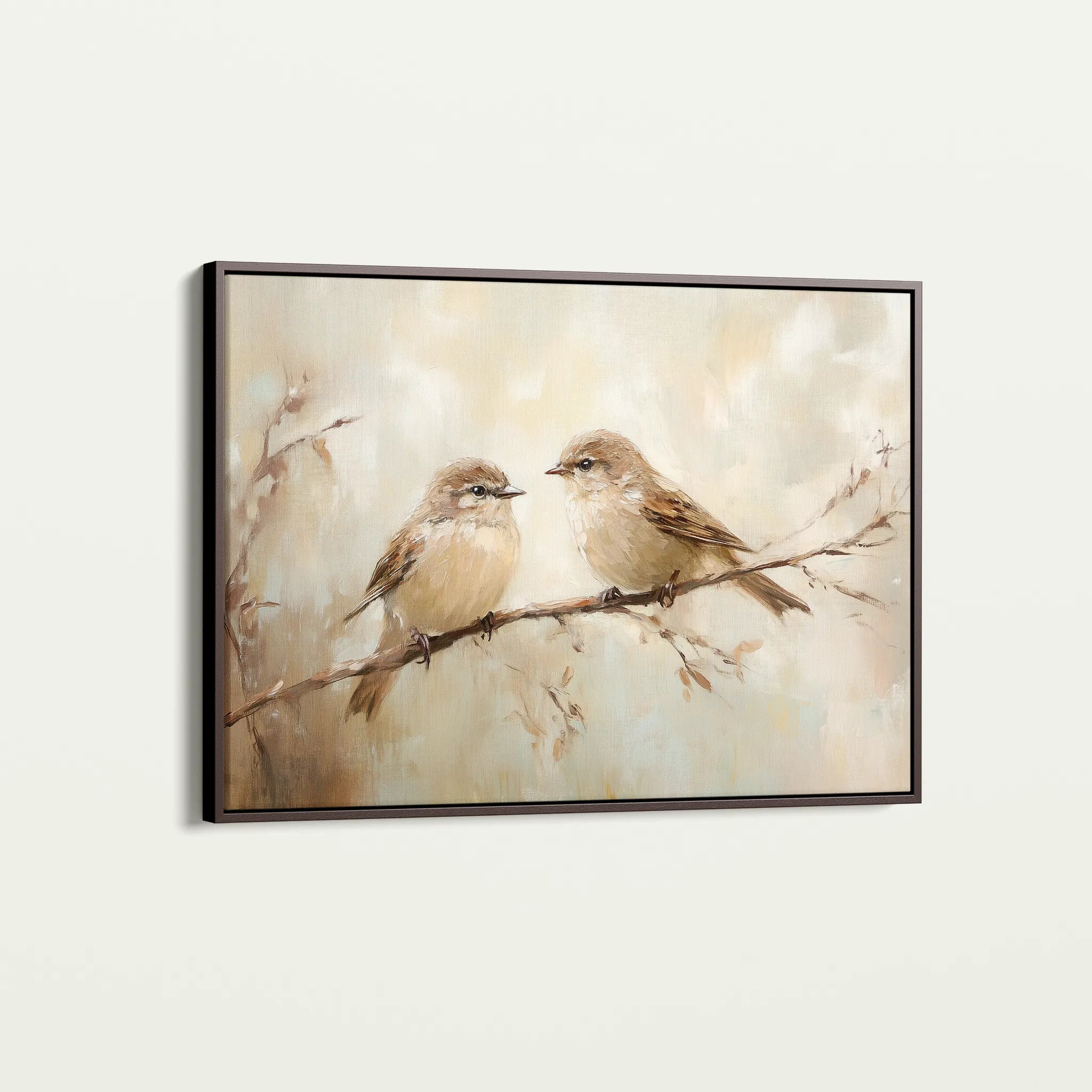 Animals 093 Canvas Art 18" x 24" / 45 x 60 cm / Black